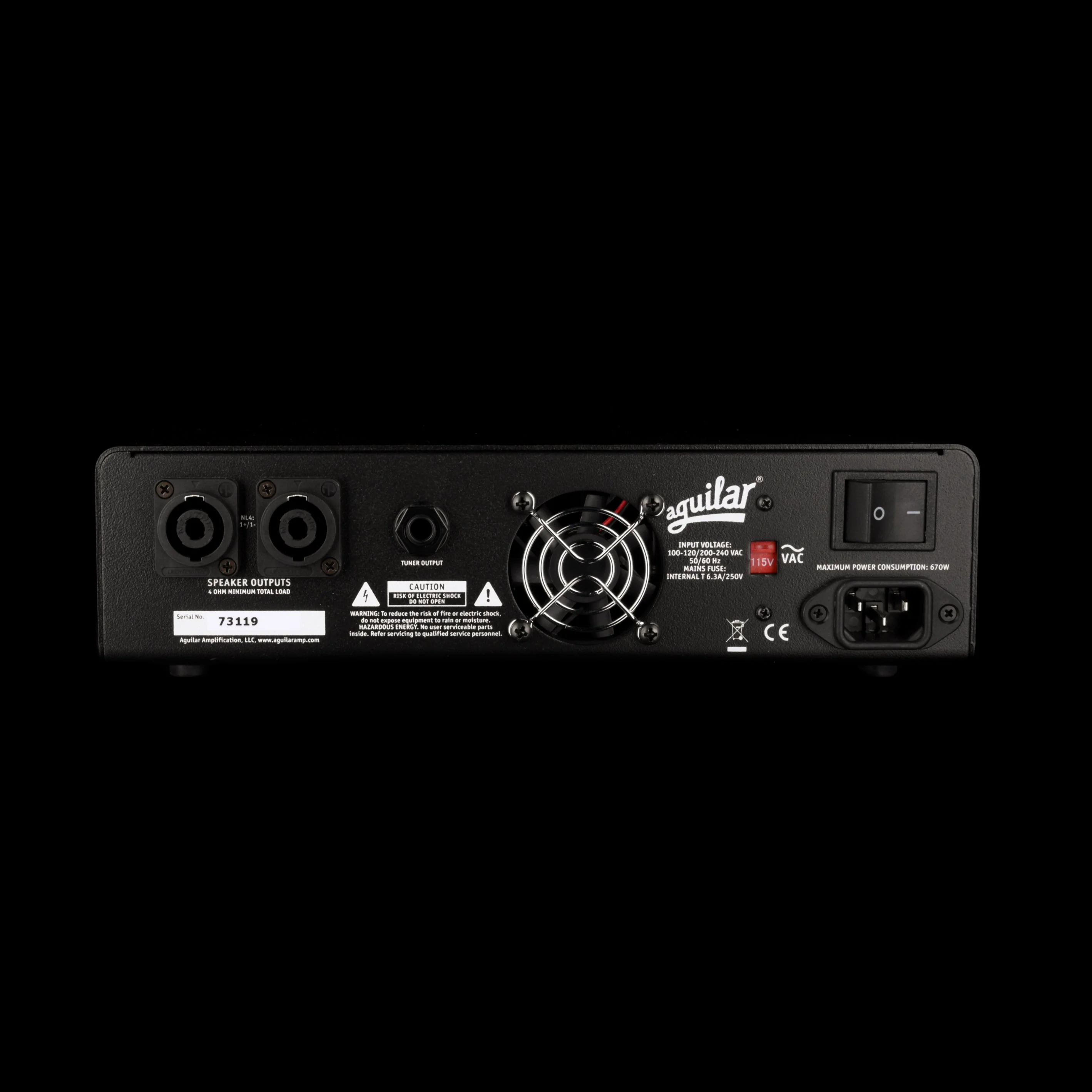 Used Aguilar Tone Hammer 500 Bass Amp Head With DB210 Bass Amp Cabinet - Image 6
