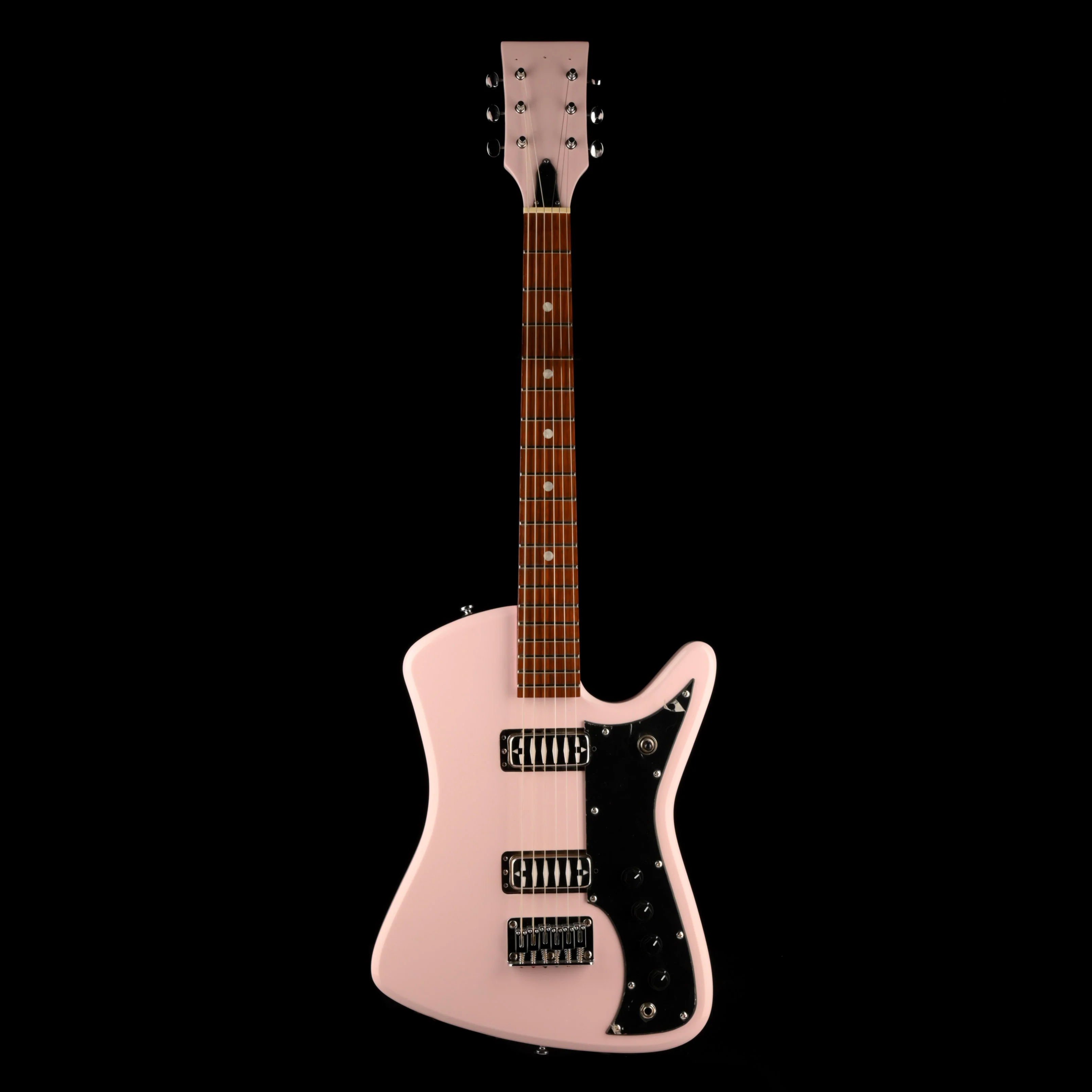 Used Airline Bighorn Electric Guitar Shell Pink - Image 2