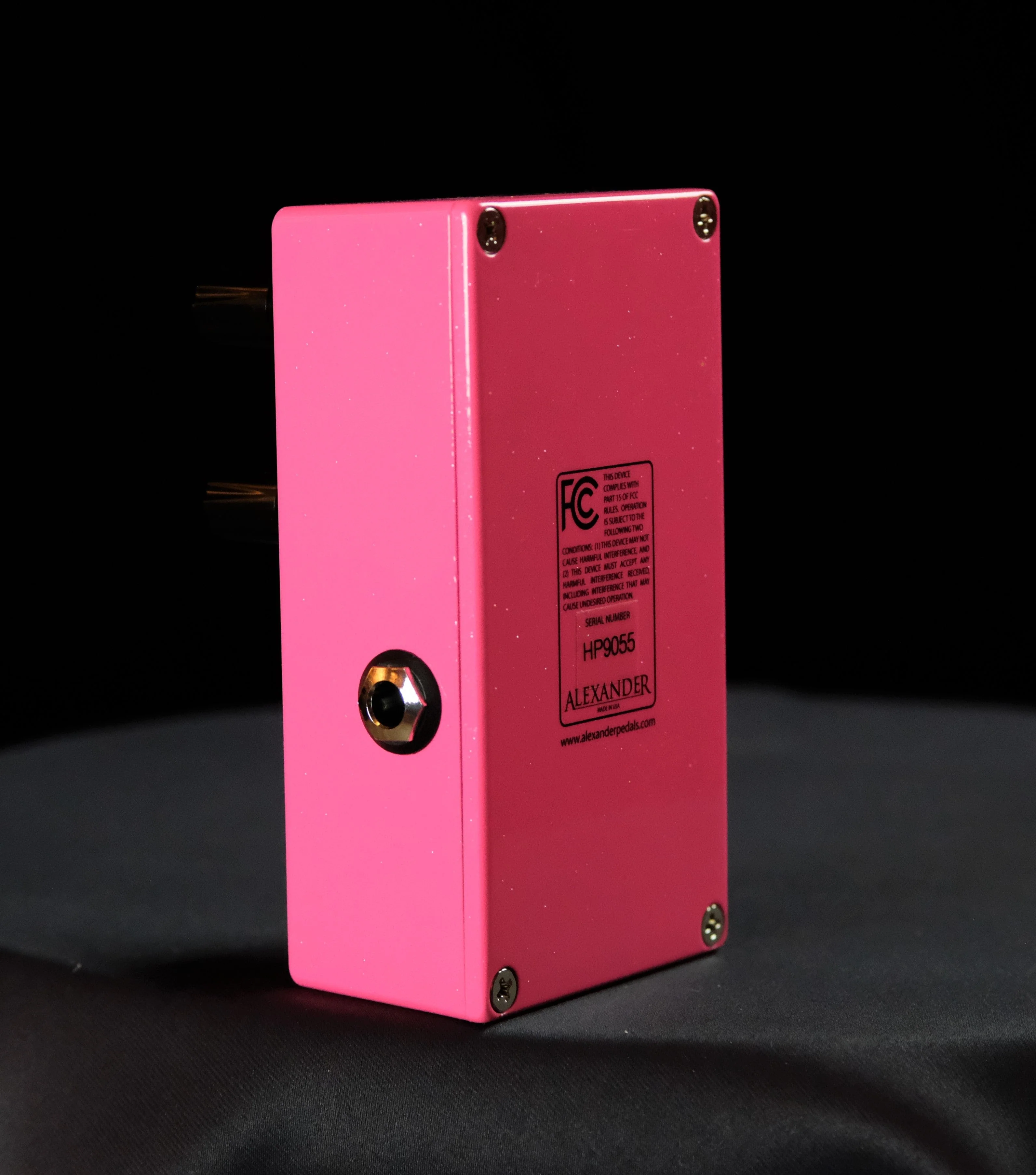 Used Alexander Hot Pink Drive Guitar Effect Pedal With Box - Image 2