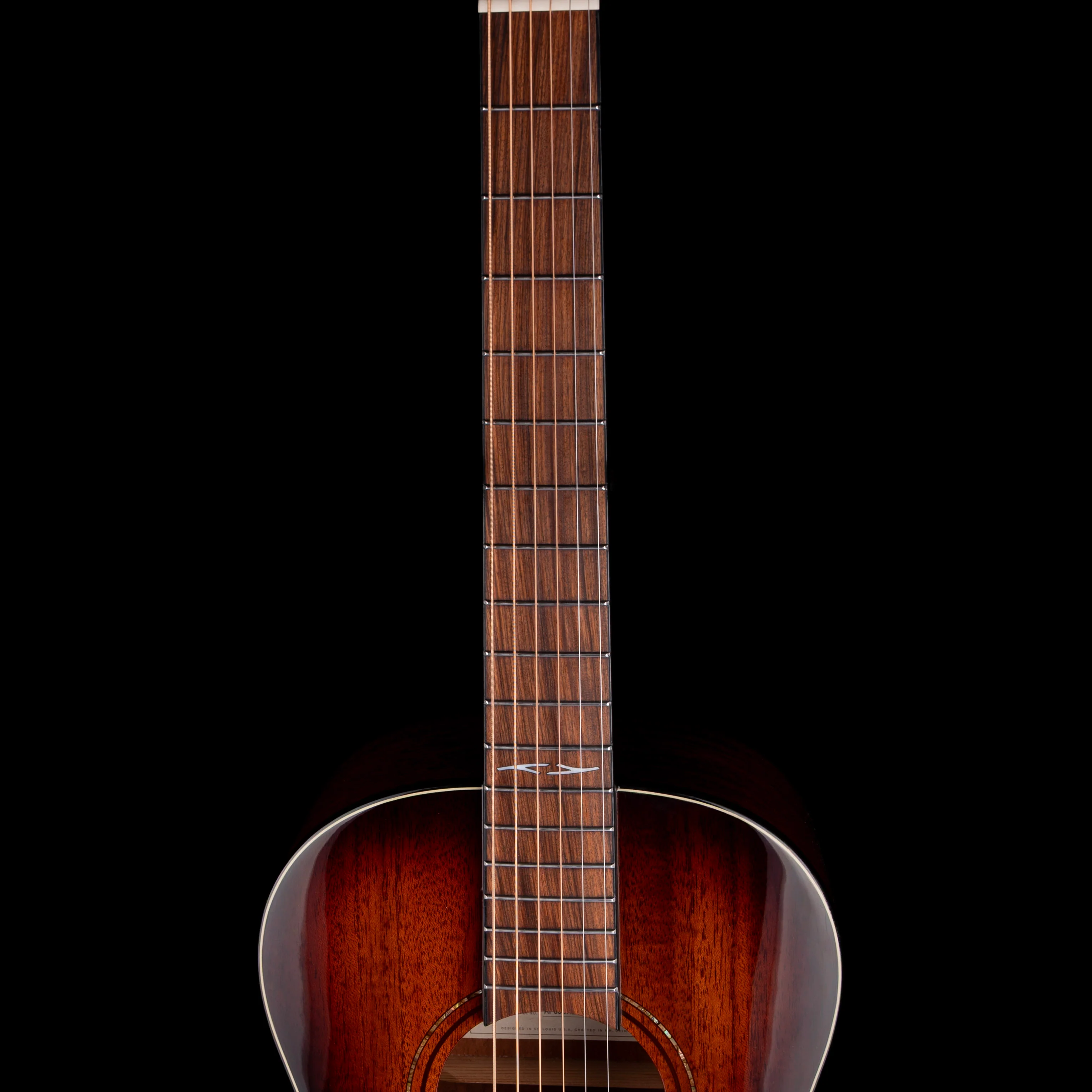 Used Alvarez AP-66 Parlor Shadowburst Acoustic Guitar - Image 5
