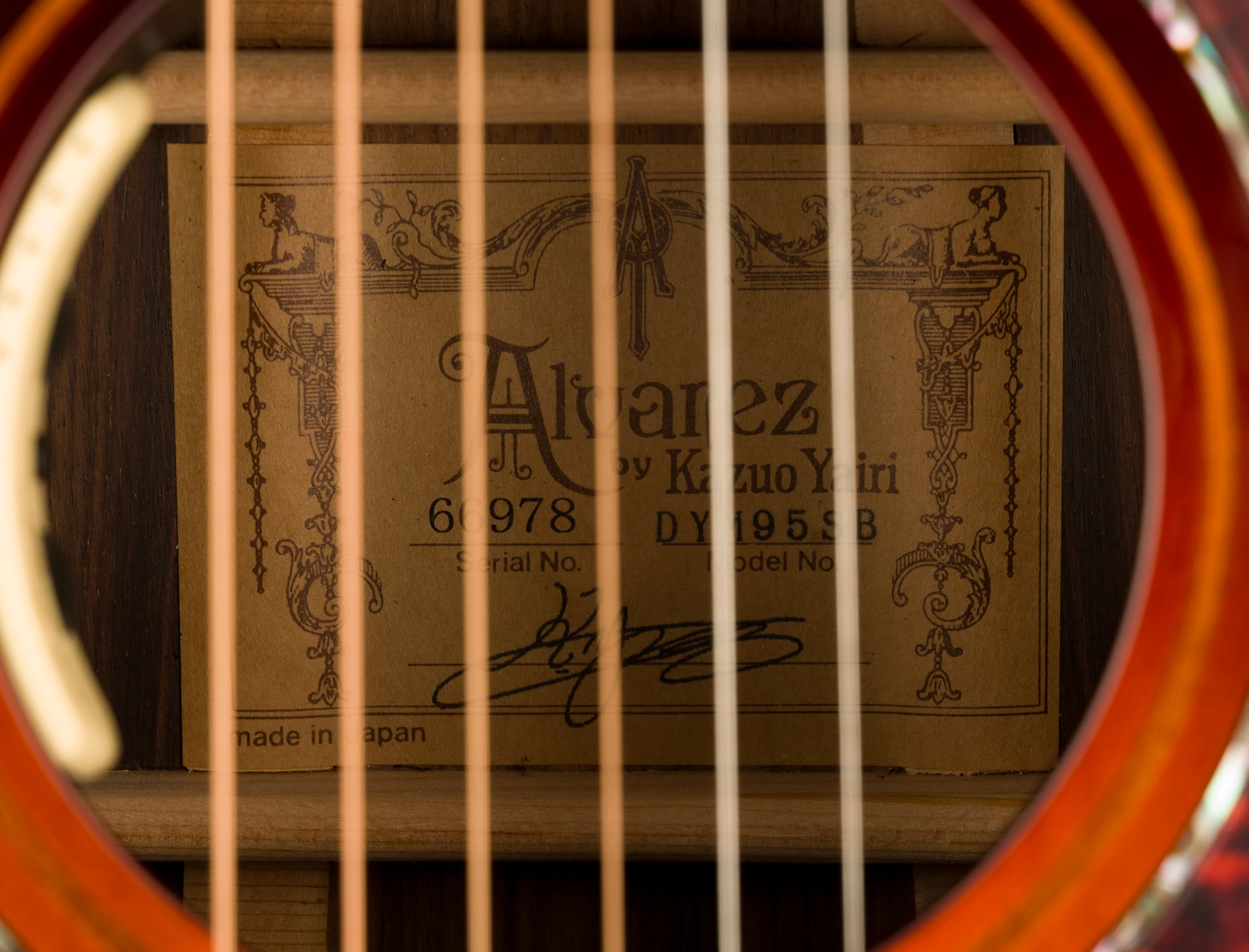 Used Alvarez Yairi DYM95 Acoustic Electric Guitar With OHSC - Image 12