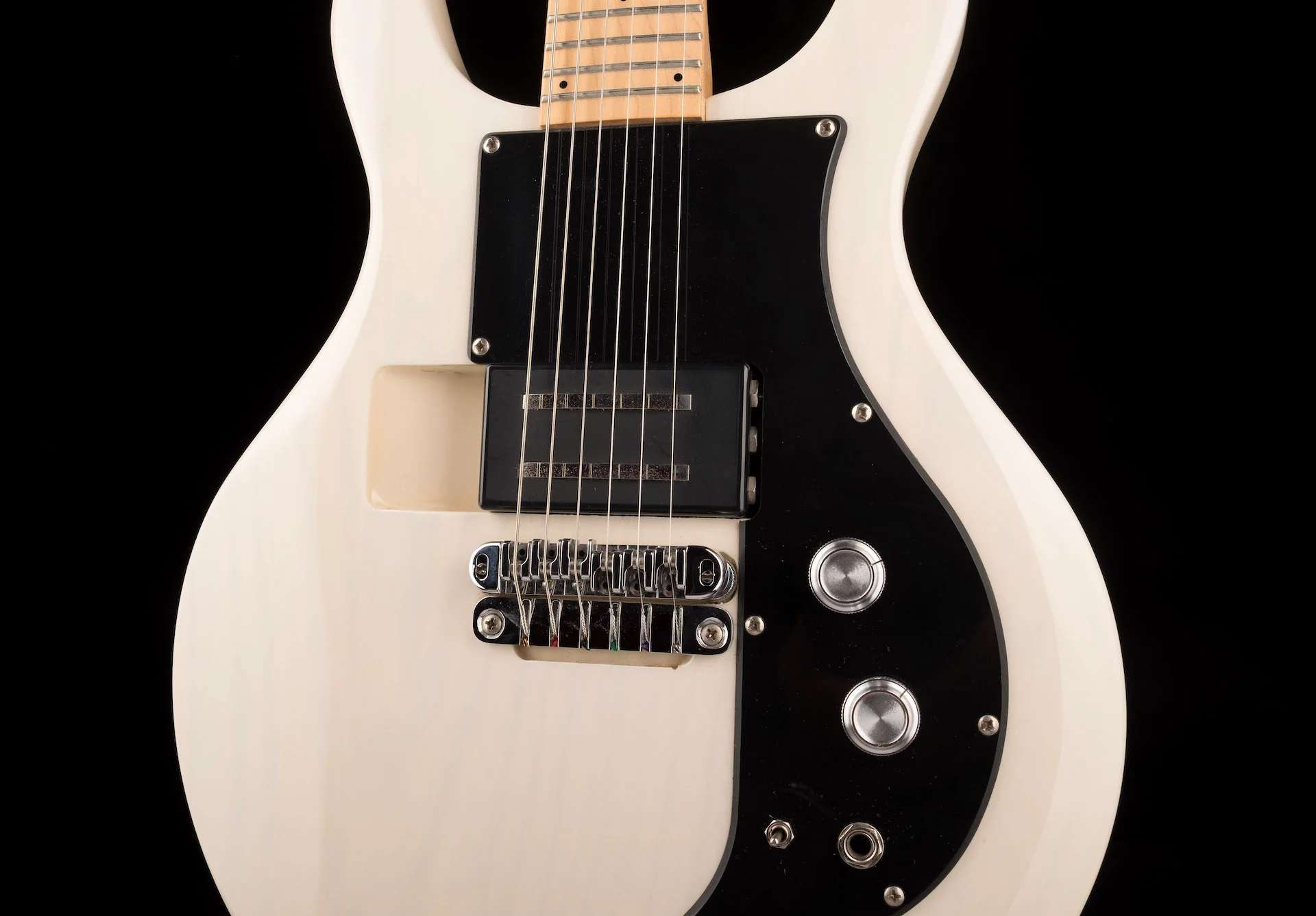 Used Ampeg Dan Armstrong AMG100 Blonde Electric Guitar - Image 6