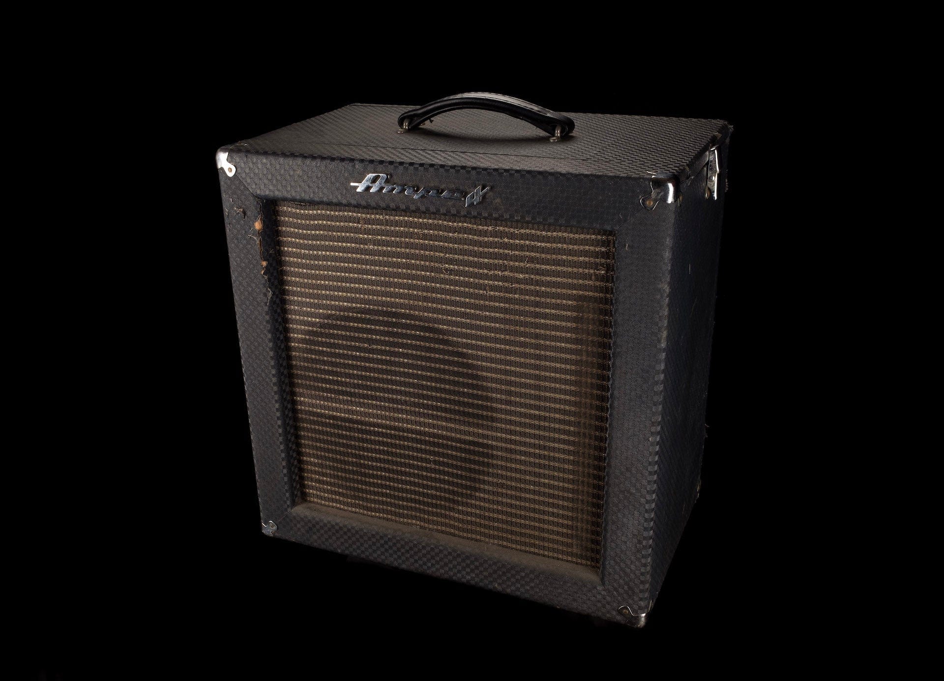 Used Vintage Ampeg Portaflex SB-12 Bass Guitar Amplifier Head And 1x12 Cabinet - Image 9