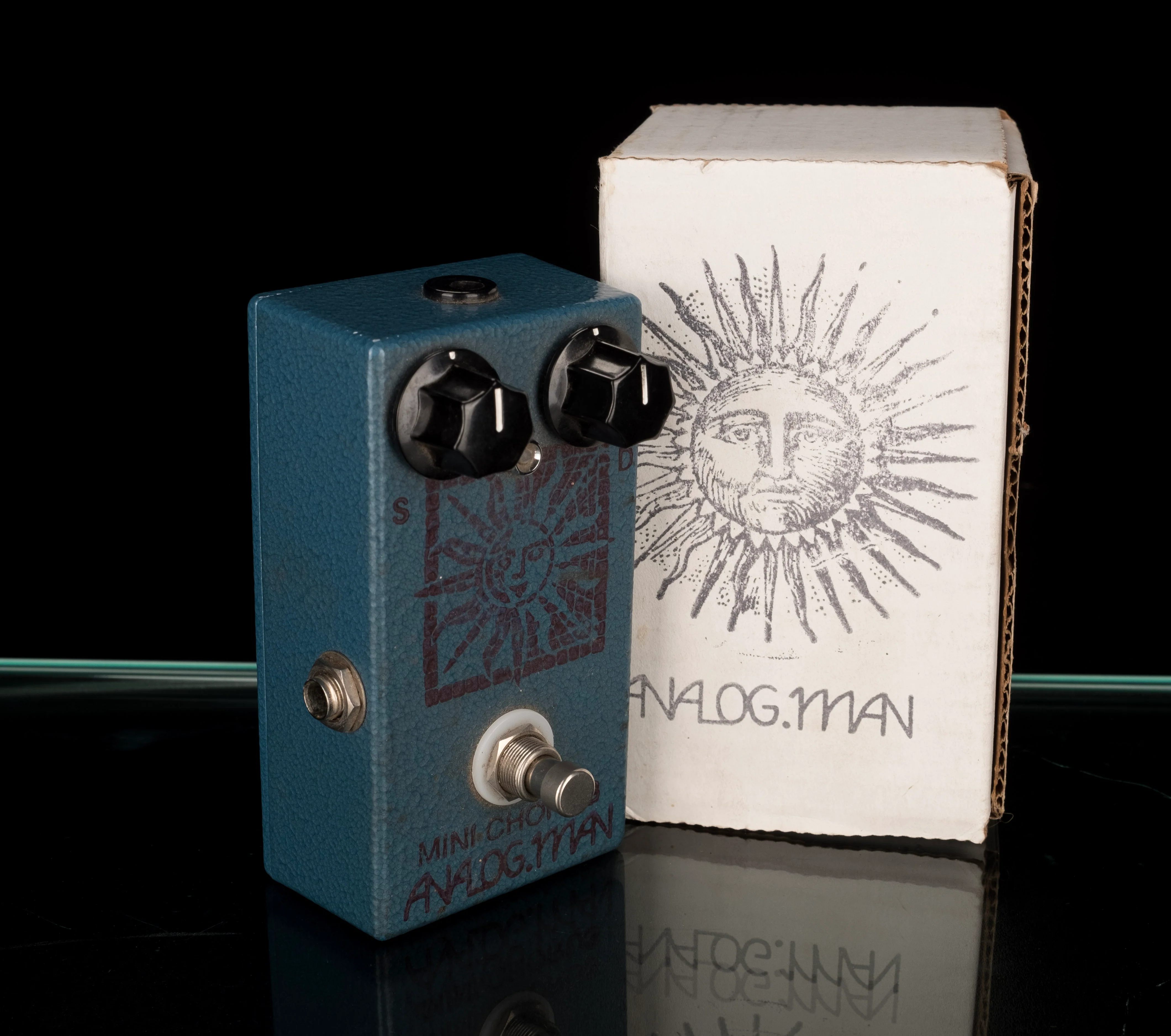 Used Analogman Mini Chorus Pedal with Box