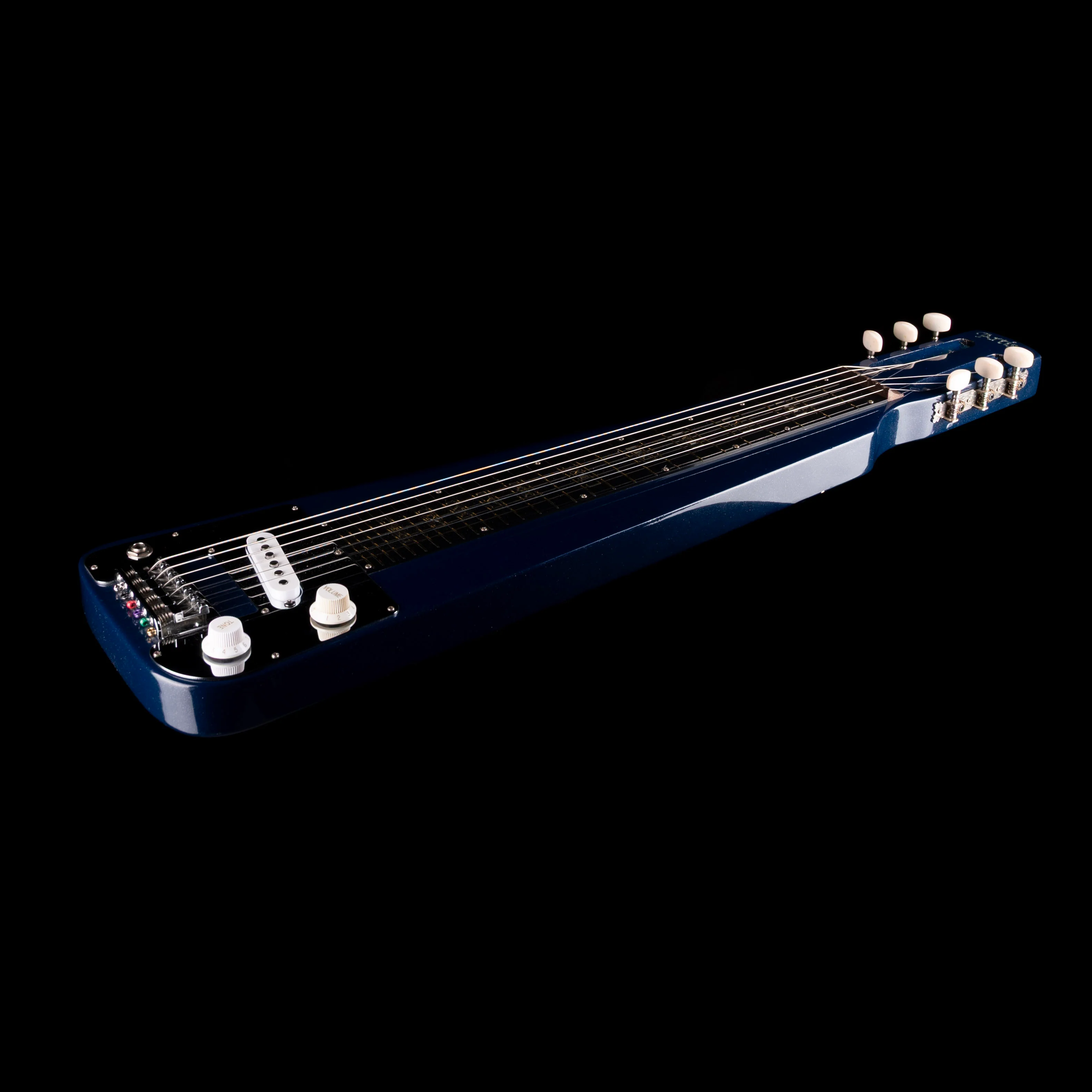 Used Artisan Lap Steel Guitar Blue - Image 2