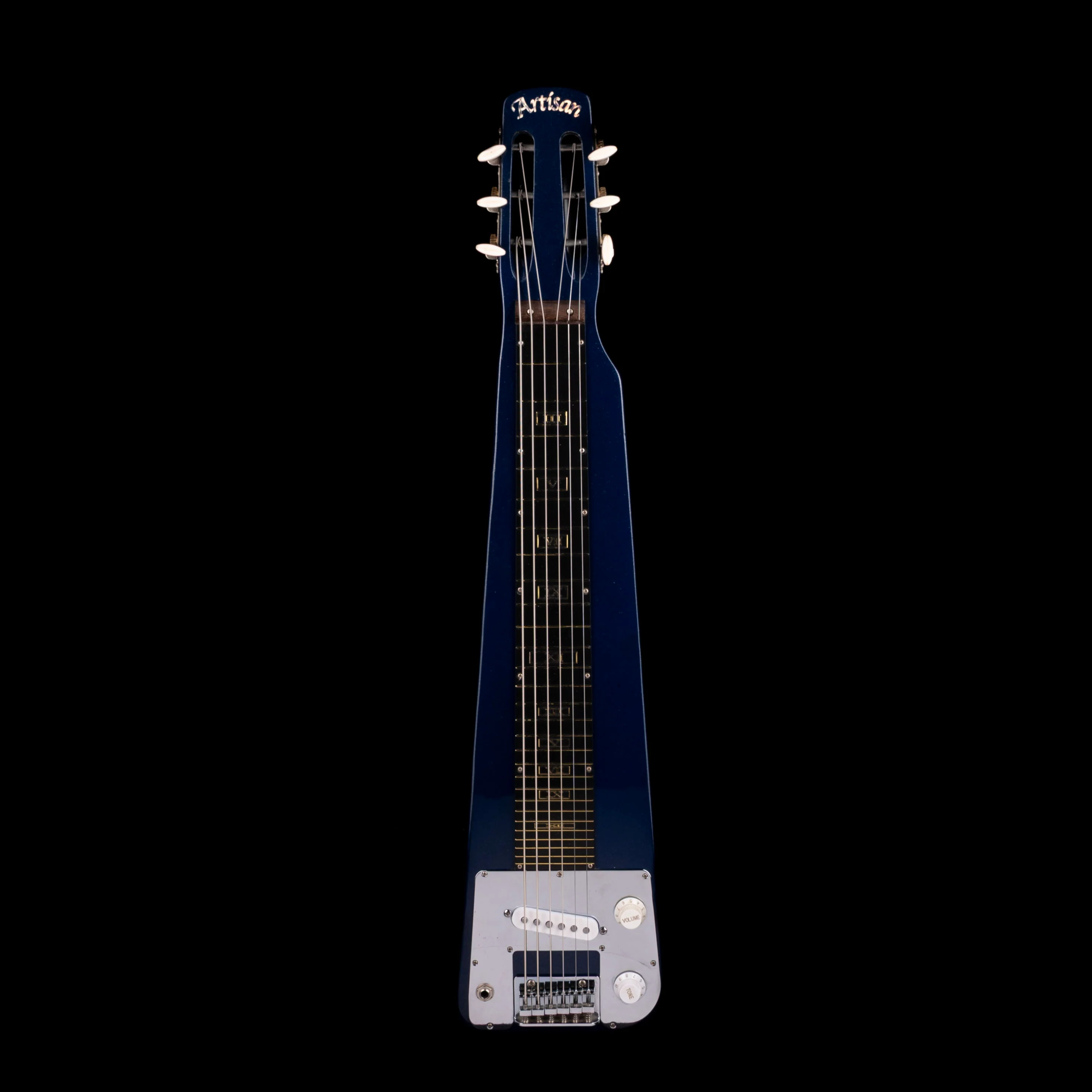 Used Artisan Lap Steel Guitar Blue - Image 3