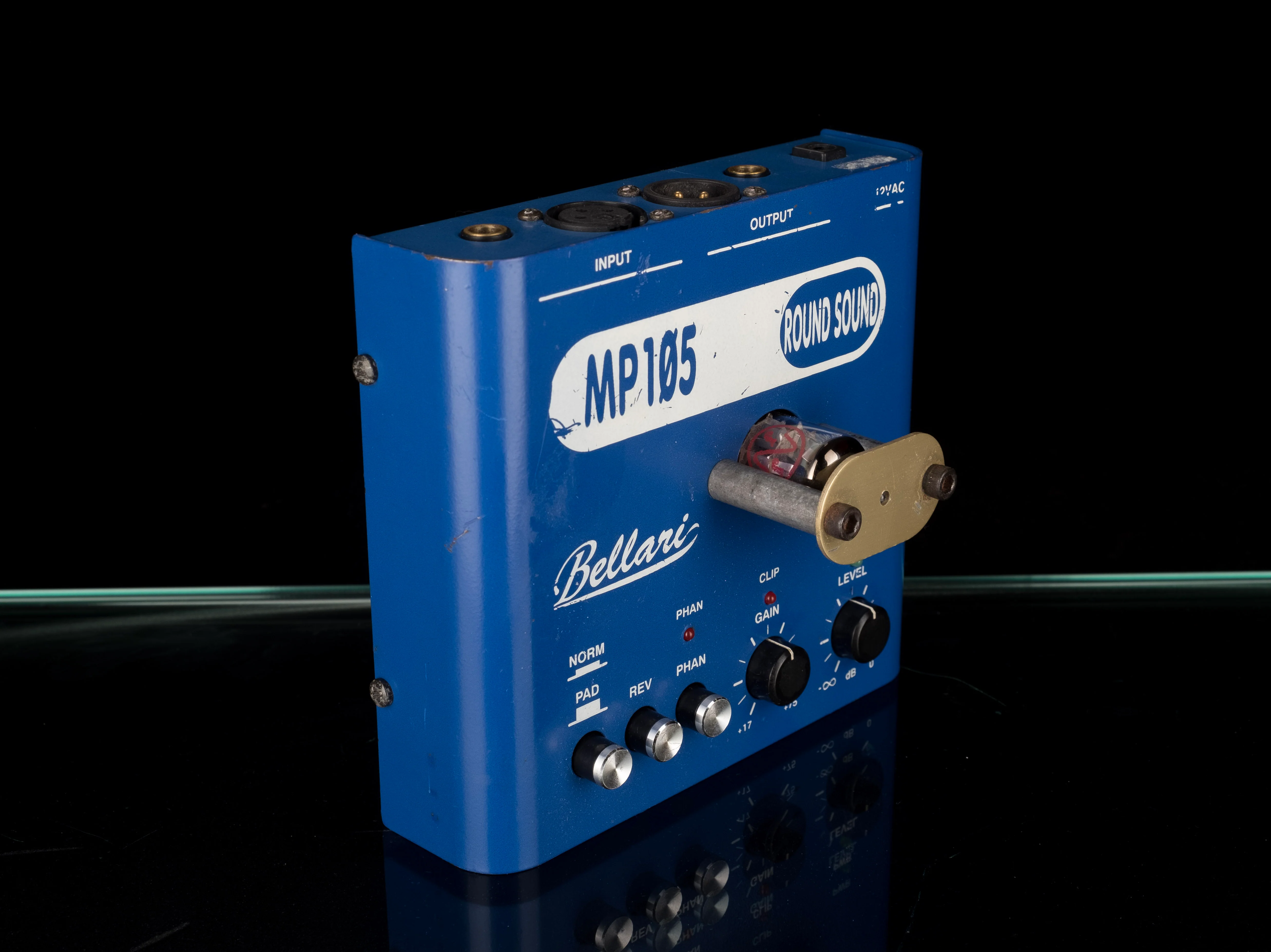 Used Bellari MP105 Round Sound Tube Mic Preamp with Power Supply - Image 4