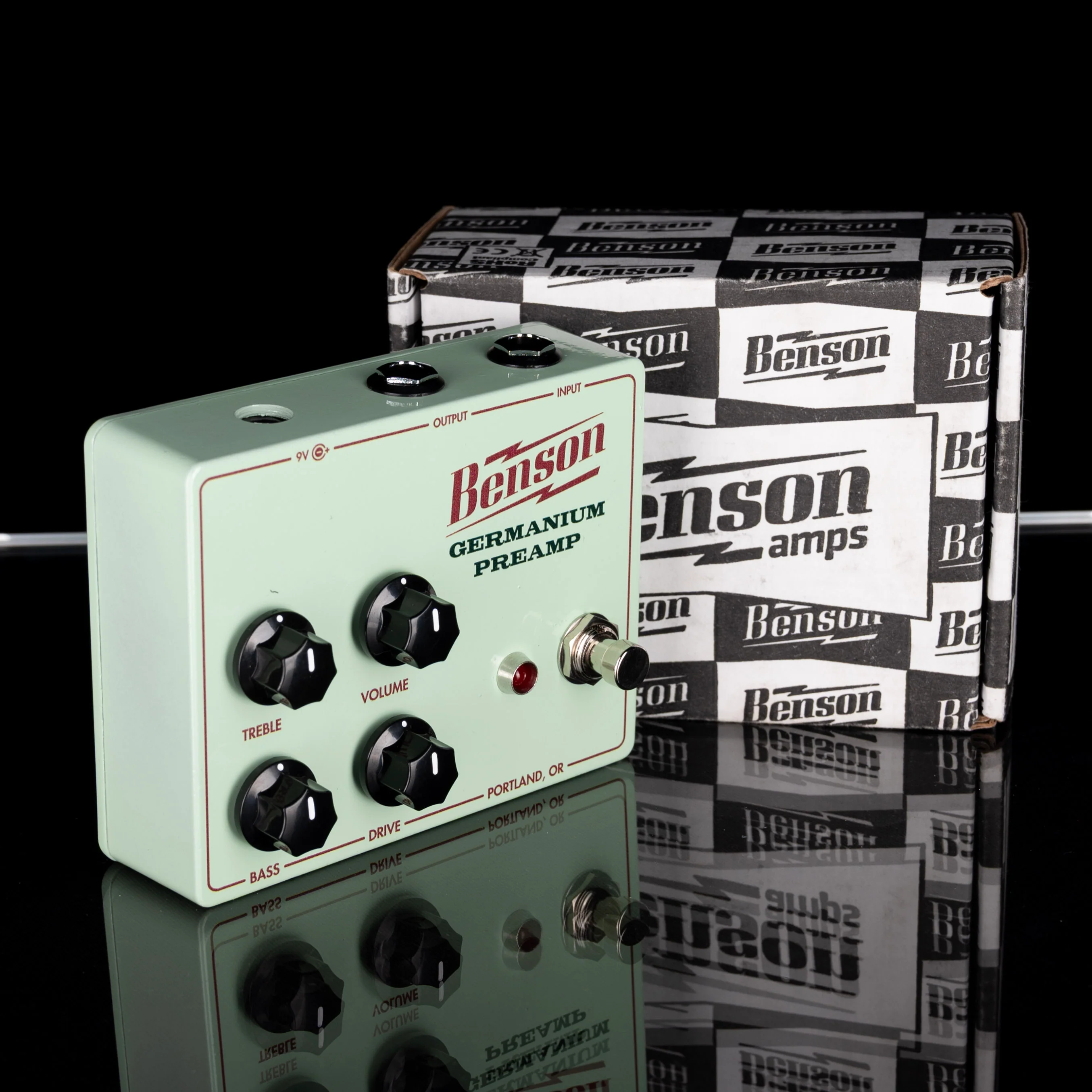 Used Benson Germanium Preamp Pedal With Box