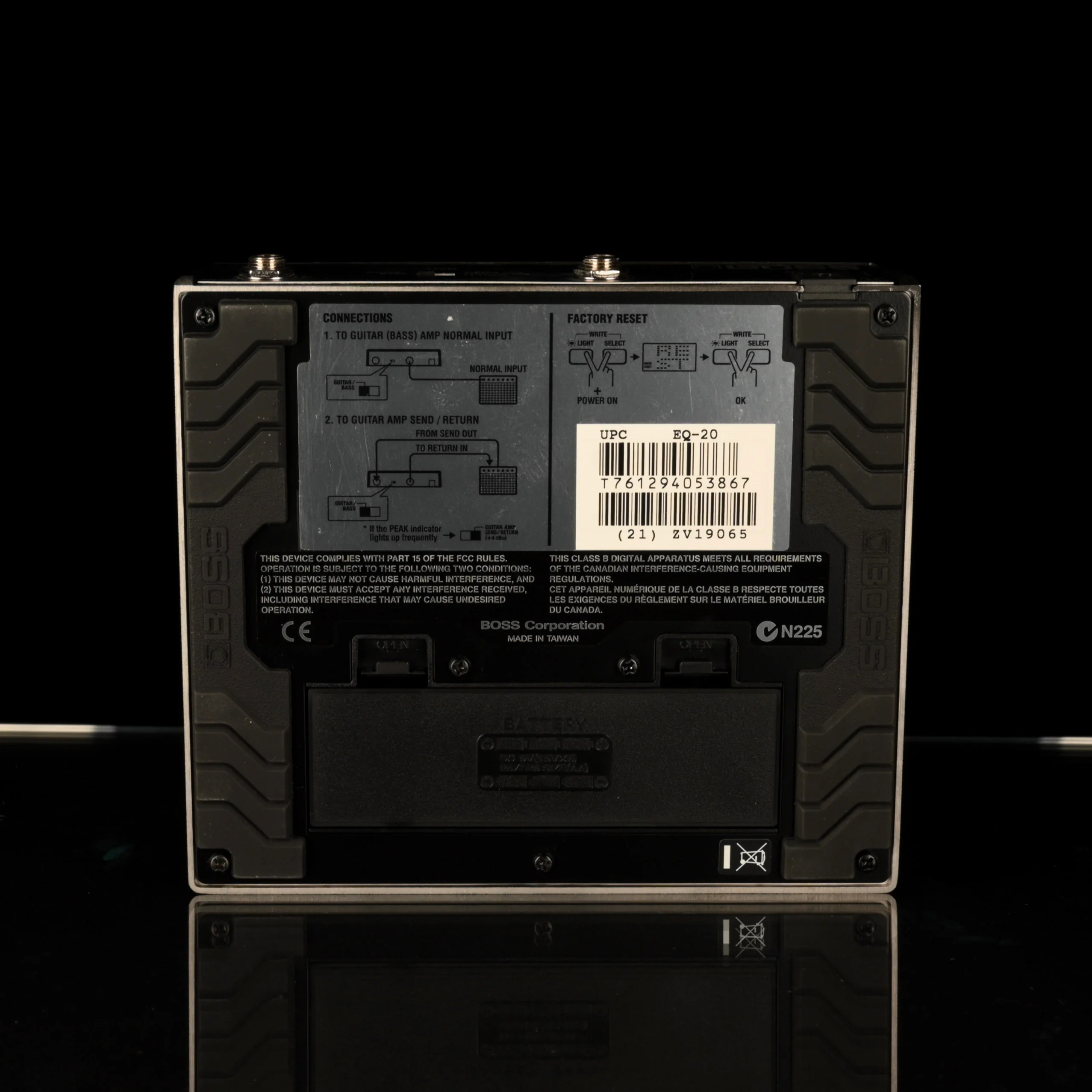 Used Boss EQ-20 Advanced EQ Pedal With Box - Image 3