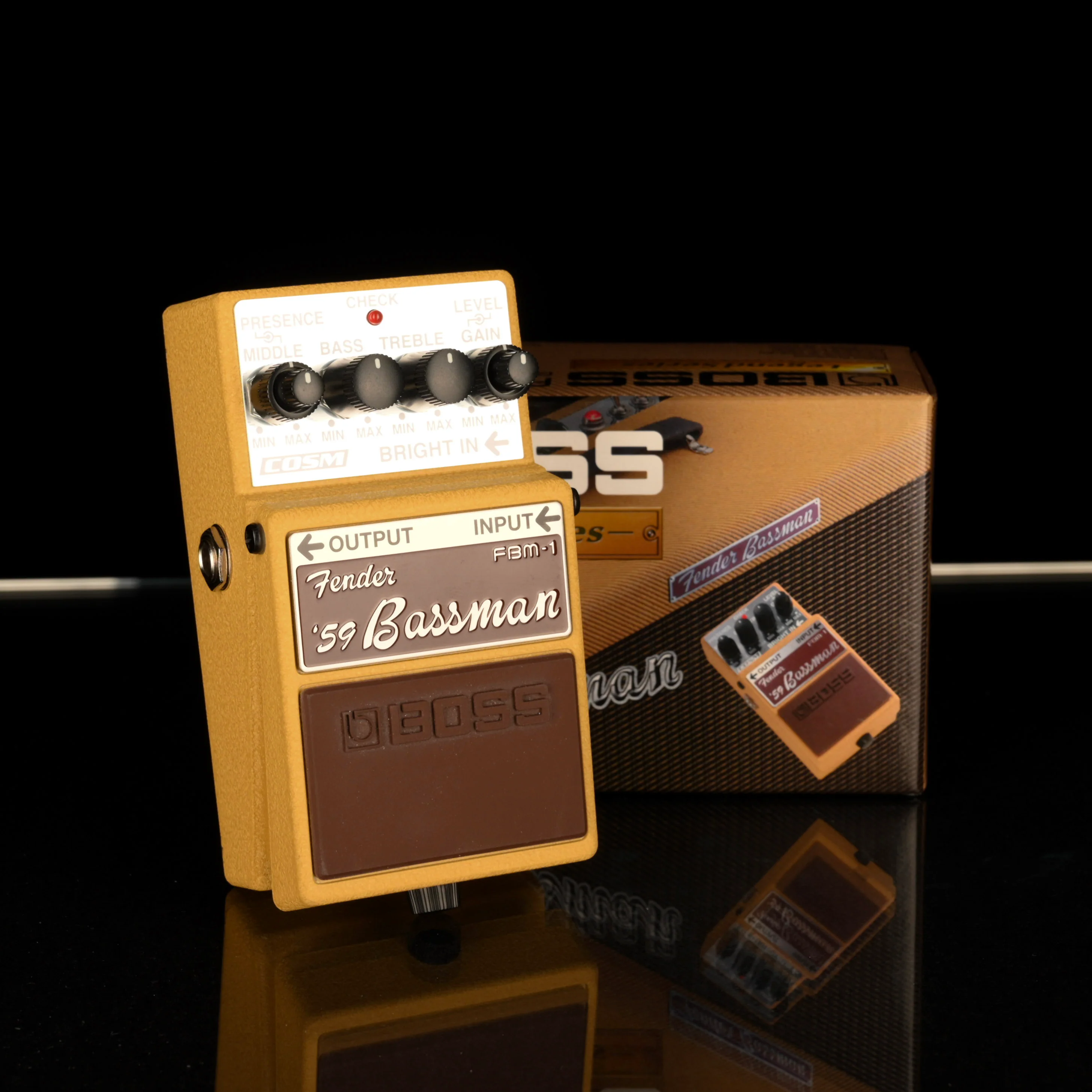 Used Boss FBM-1 Fender '59 Bassman Pedal With Box - 3