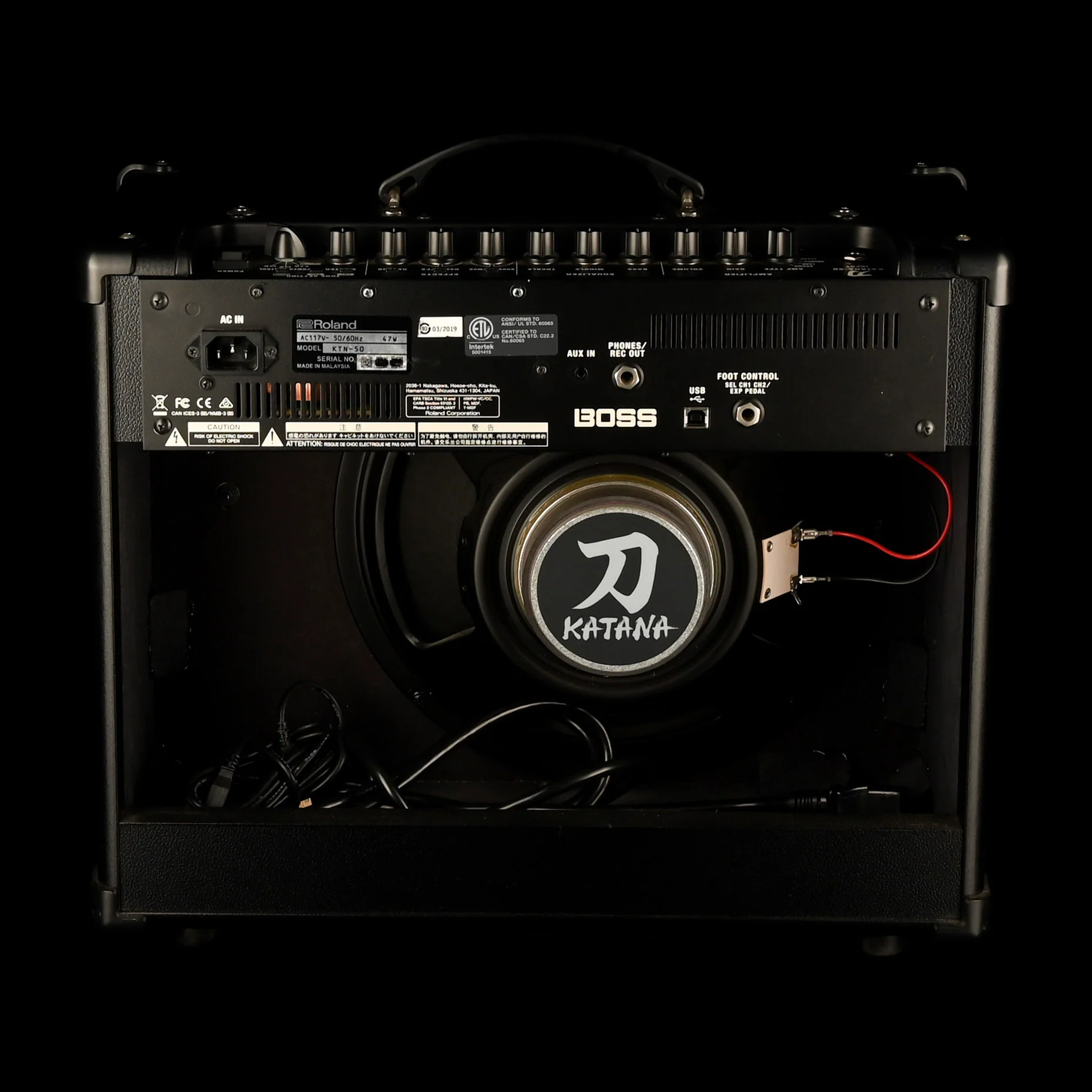 Used Boss Katana 50 Guitar Amp Combo - Image 6