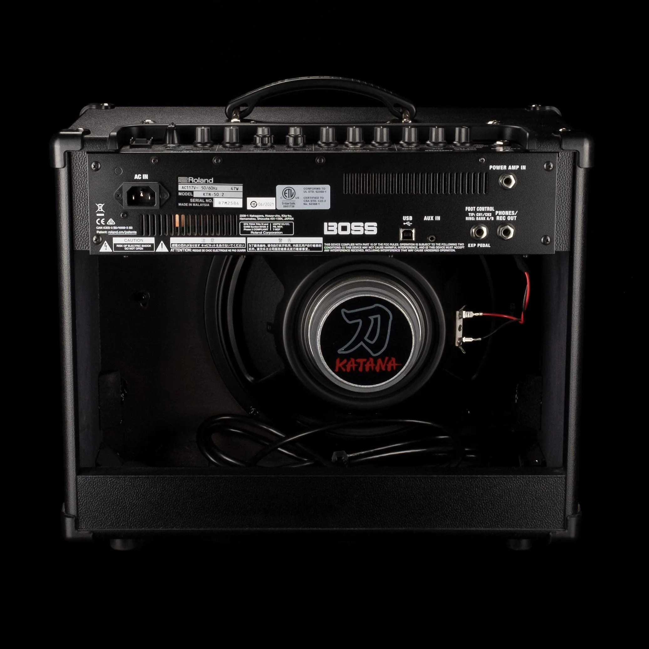Used Boss Katana 50 Mk II Guitar Amp Combo With Cover - Image 8