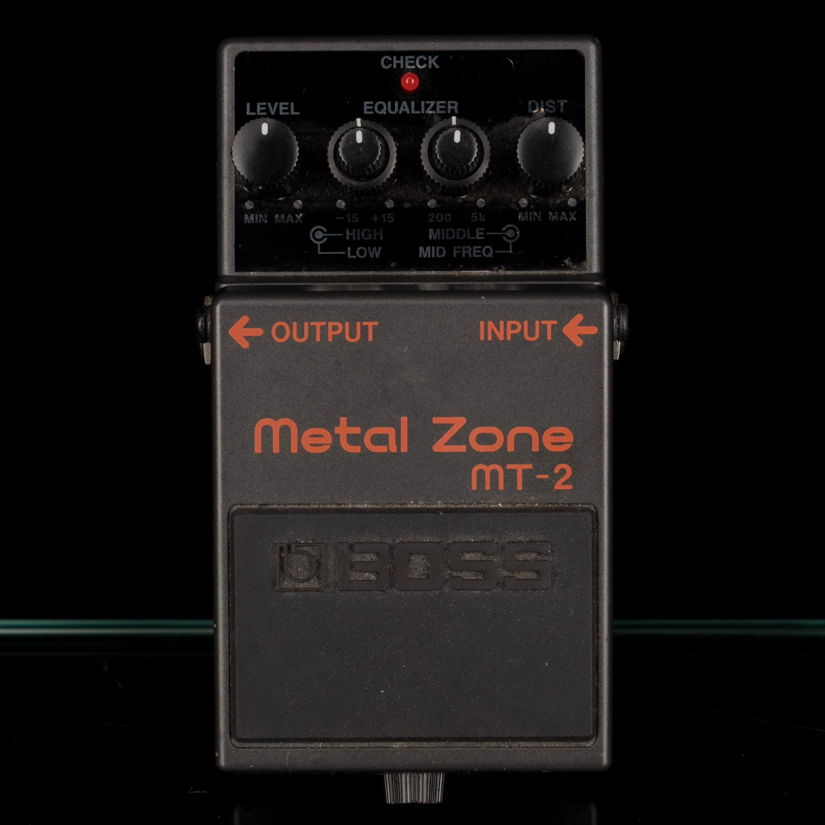 Used Boss MT-2 Metal Zone Distortion Guitar Effect Pedal With Box - Image 2
