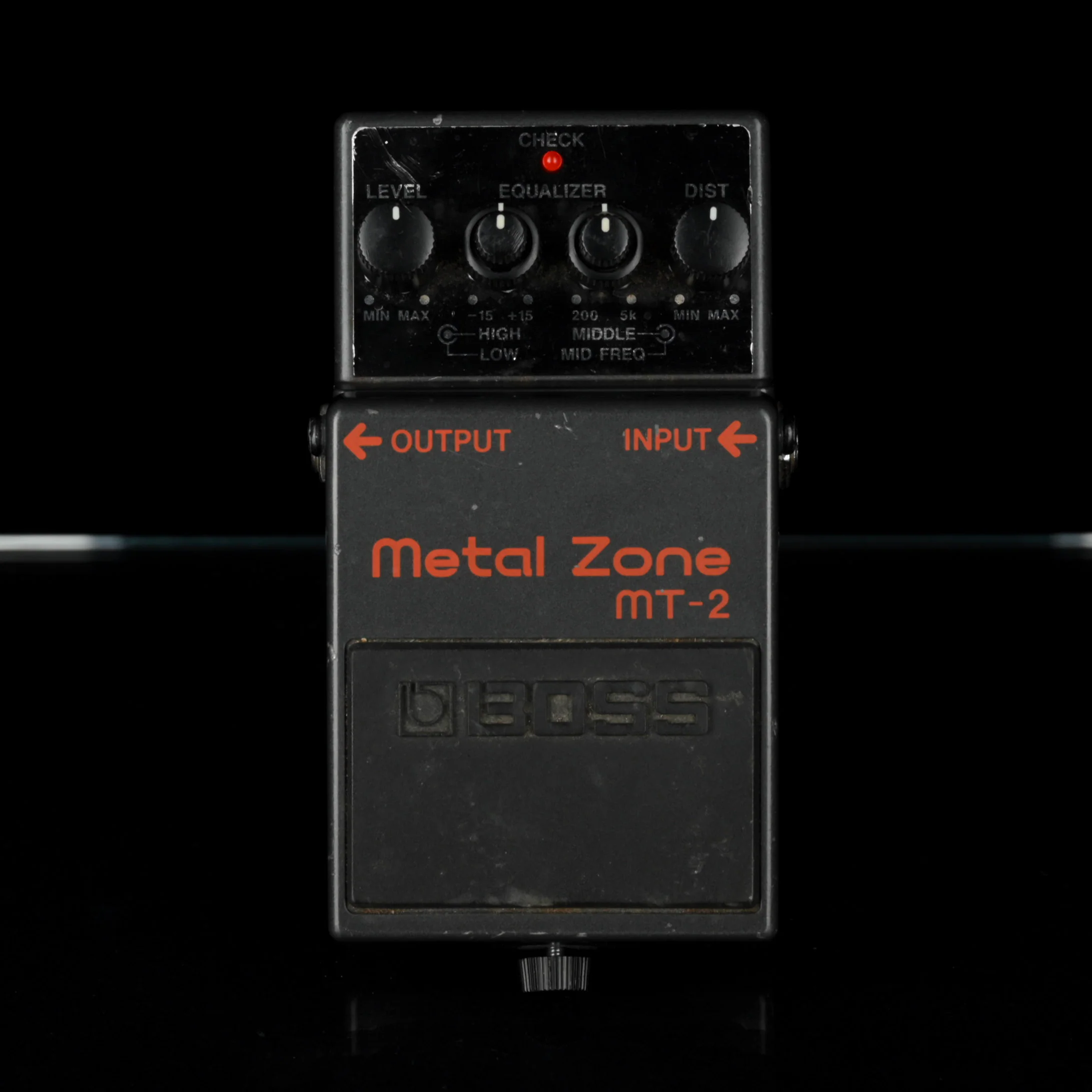 Used Boss MT-2 Metal Zone Distortion Guitar Pedal - 2