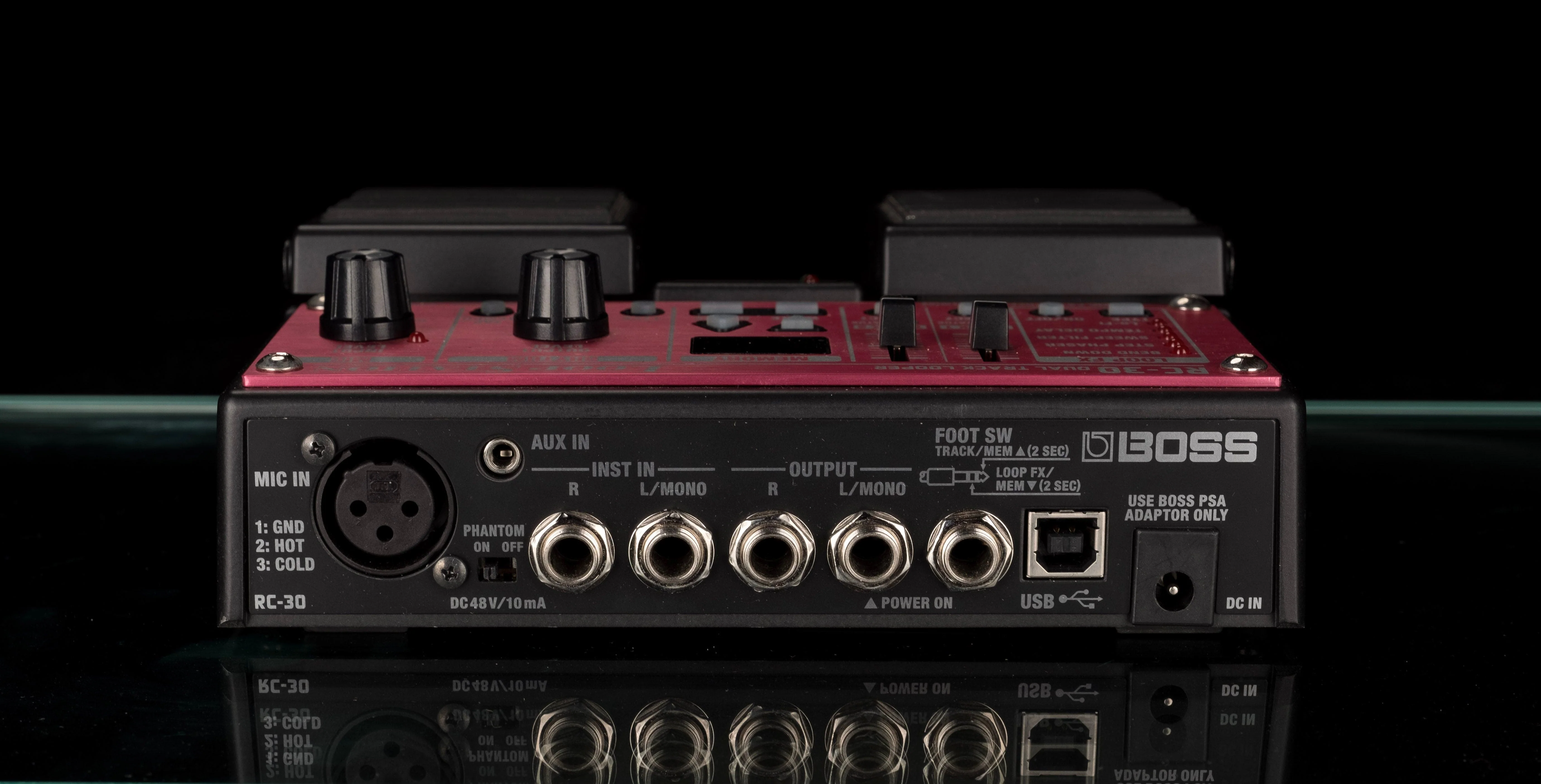 Used Boss RC-30 Loop Station Looper Guitar Effect Pedal With Box & Power Supply - Image 4