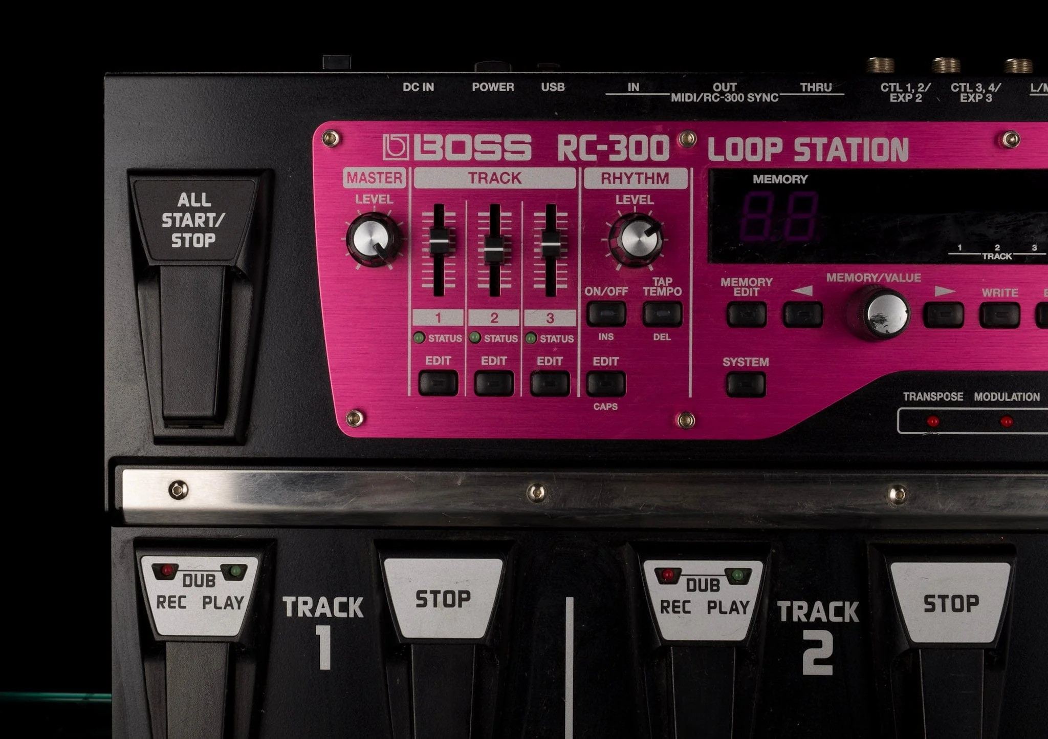 Used Boss RC-300 Loop Station Looper Guitar Effect Pedal - Image 2