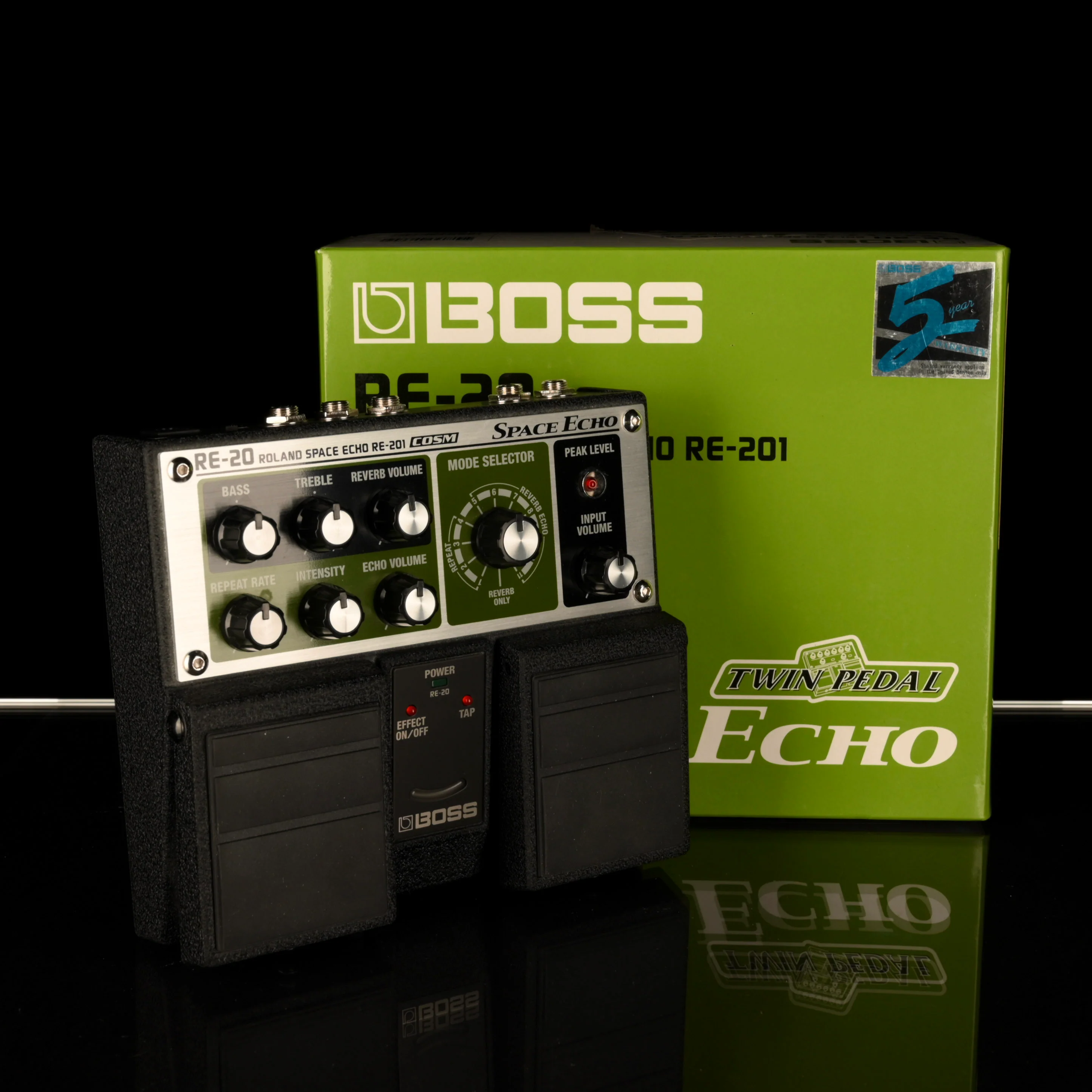 Used Boss RE-20 Space Echo Pedal With Box