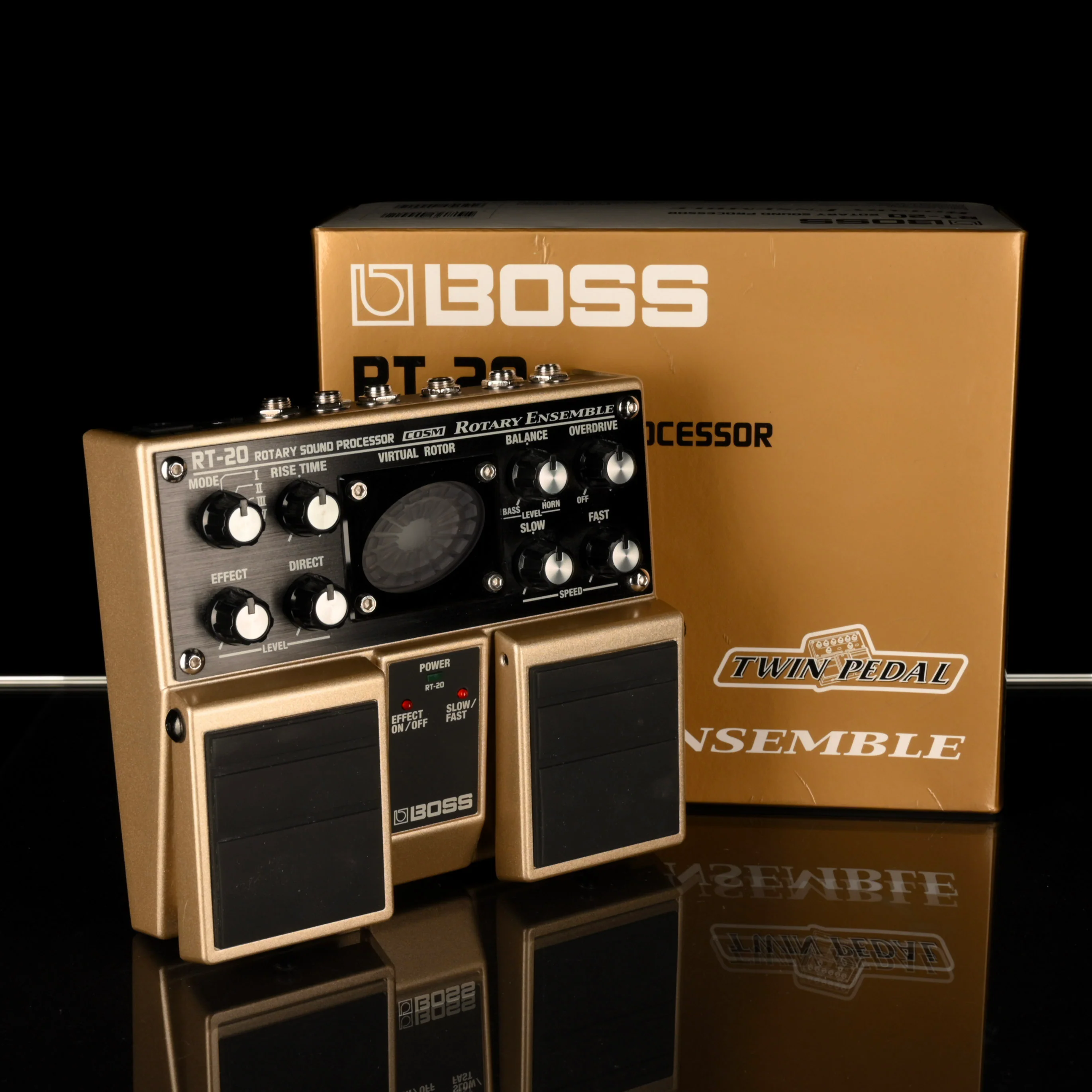 Used Boss RT-20 Rotary Ensemble Rotary Speaker Simulator Pedal With Box