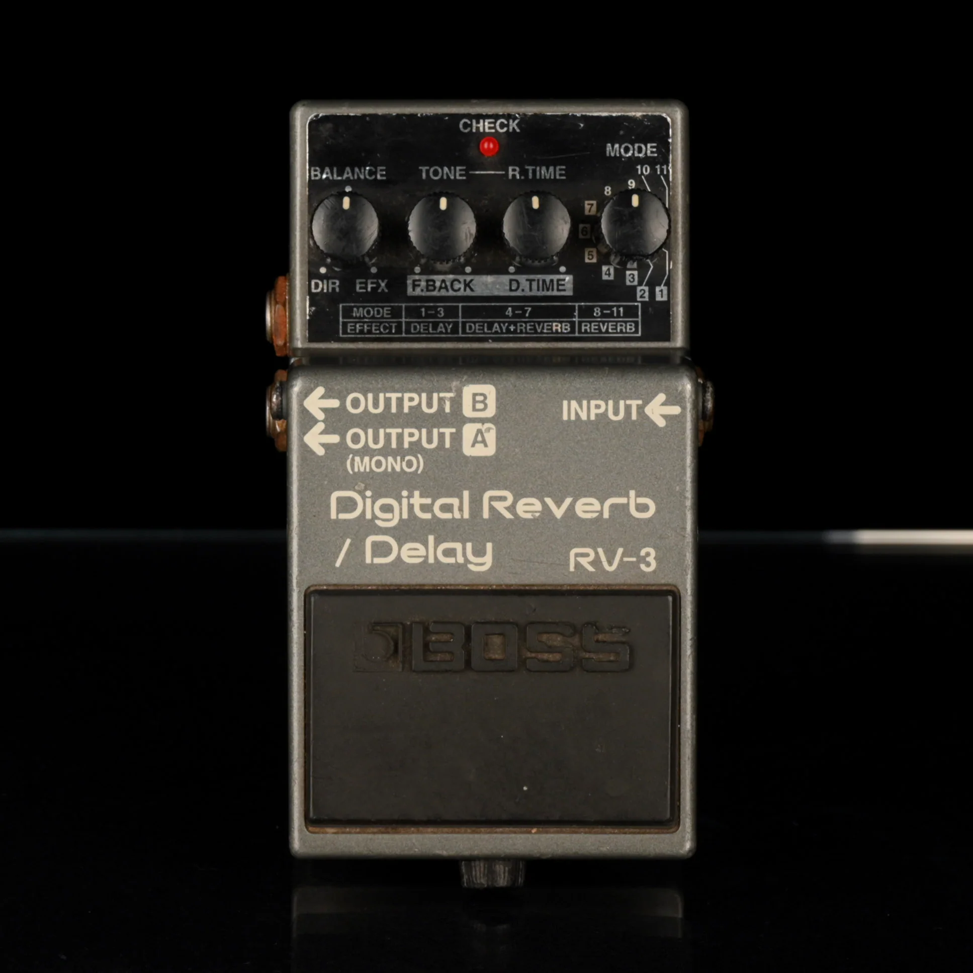 Used Boss RV-3 Digital Reverb/Delay Guitar Pedal
