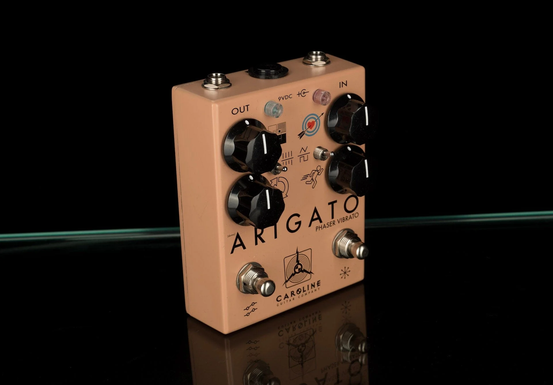 Used Caroline Guitar Company Arigato Phaser/Vibrato Pedal - Image 4