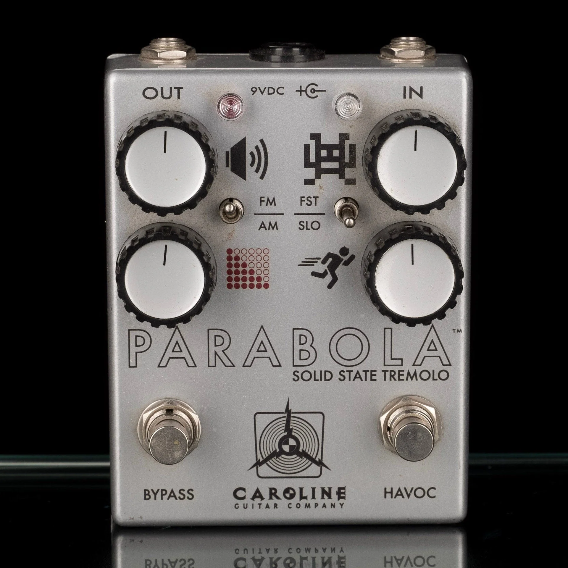 Used Caroline Guitar Company Parabola Solid State Tremolo Pedal with Box - Image 2