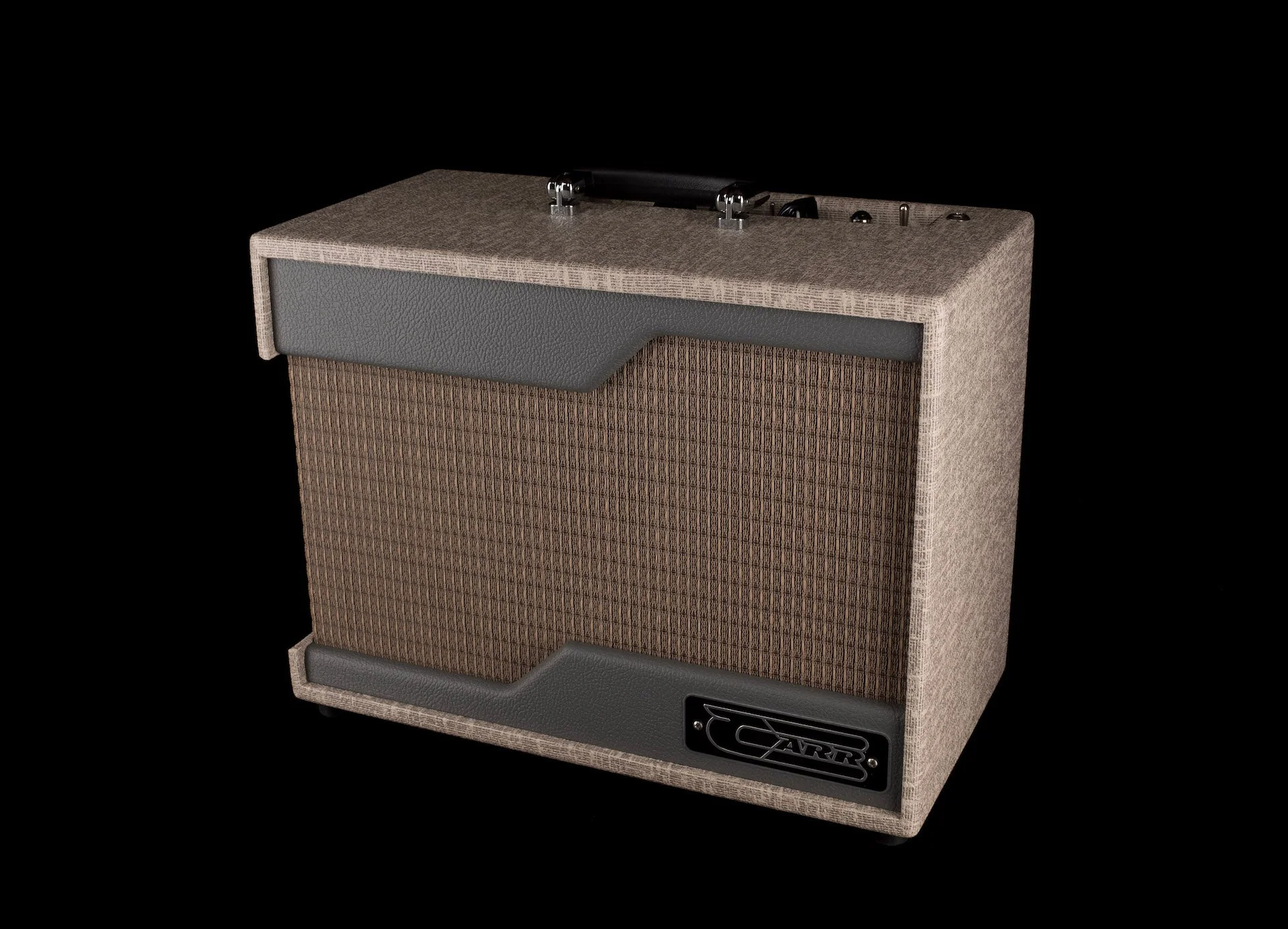 Used Carr Amps Raleigh Custom Fawn Slub/Grey 1x10 Guitar Amplifier Combo - Image 2