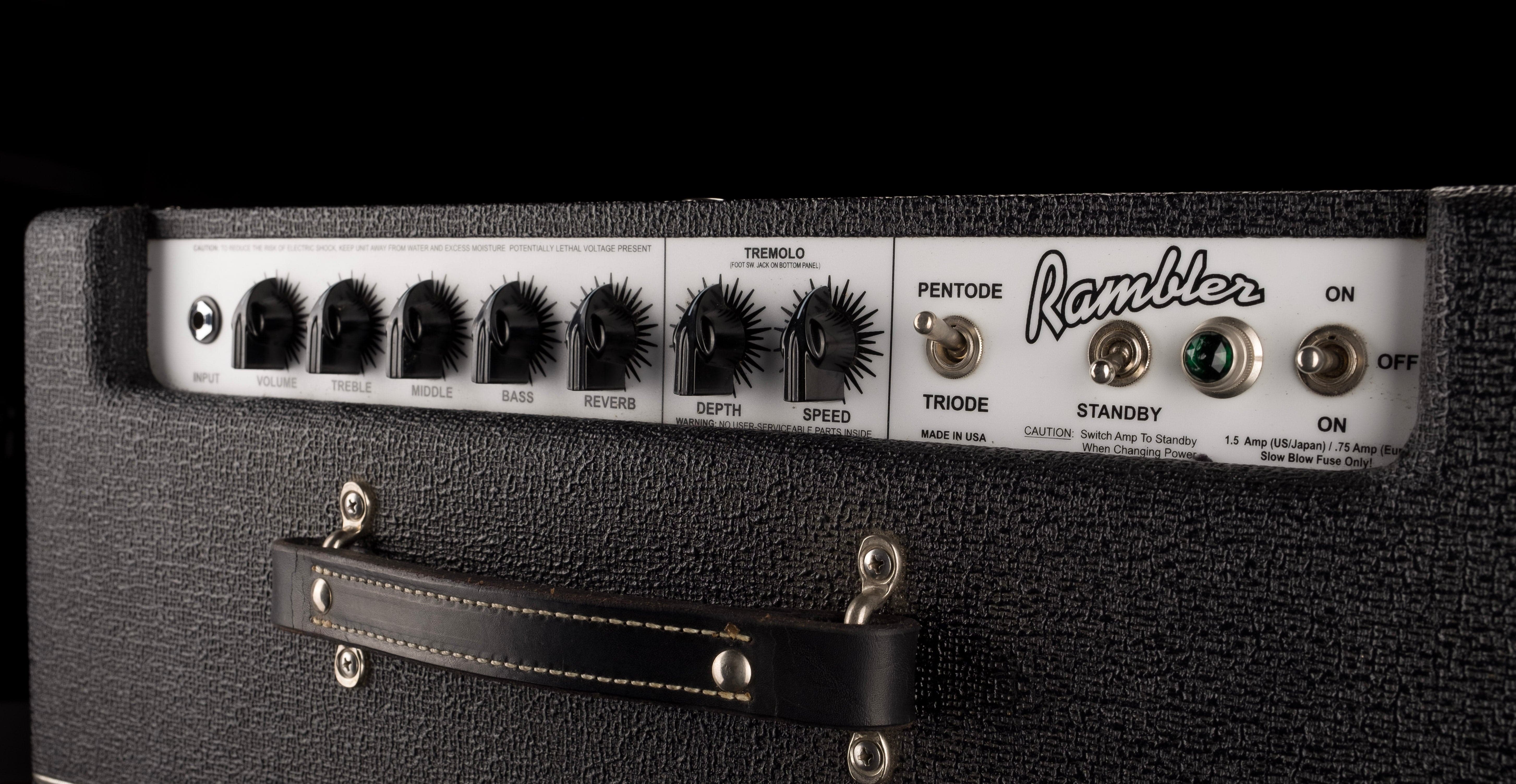 Used Carr Rambler 1x12" Black Guitar Amp Combo - Image 7