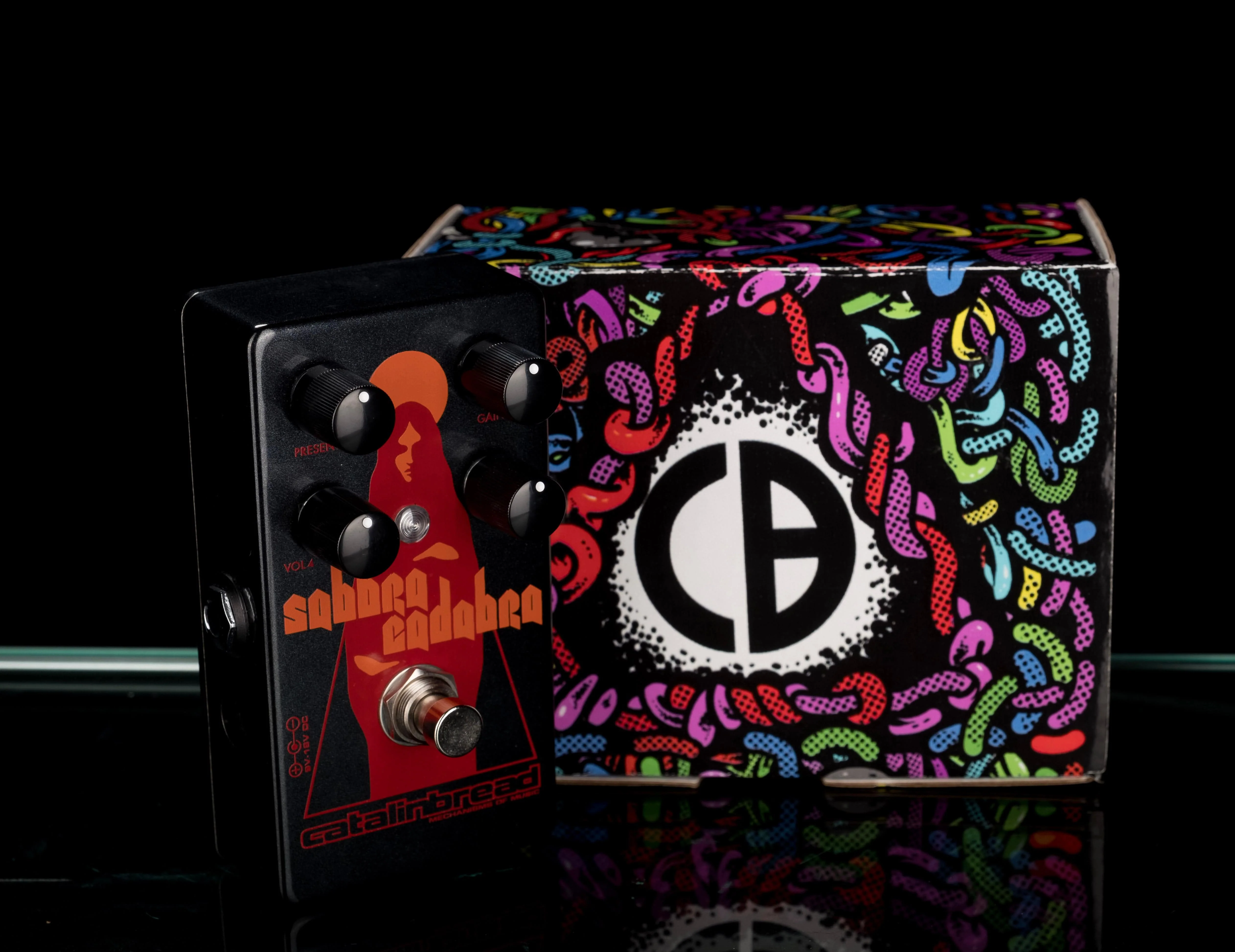Used Catalinbread Sabbra Cadabra Distortion Guitar Effect Pedal With Box - 2