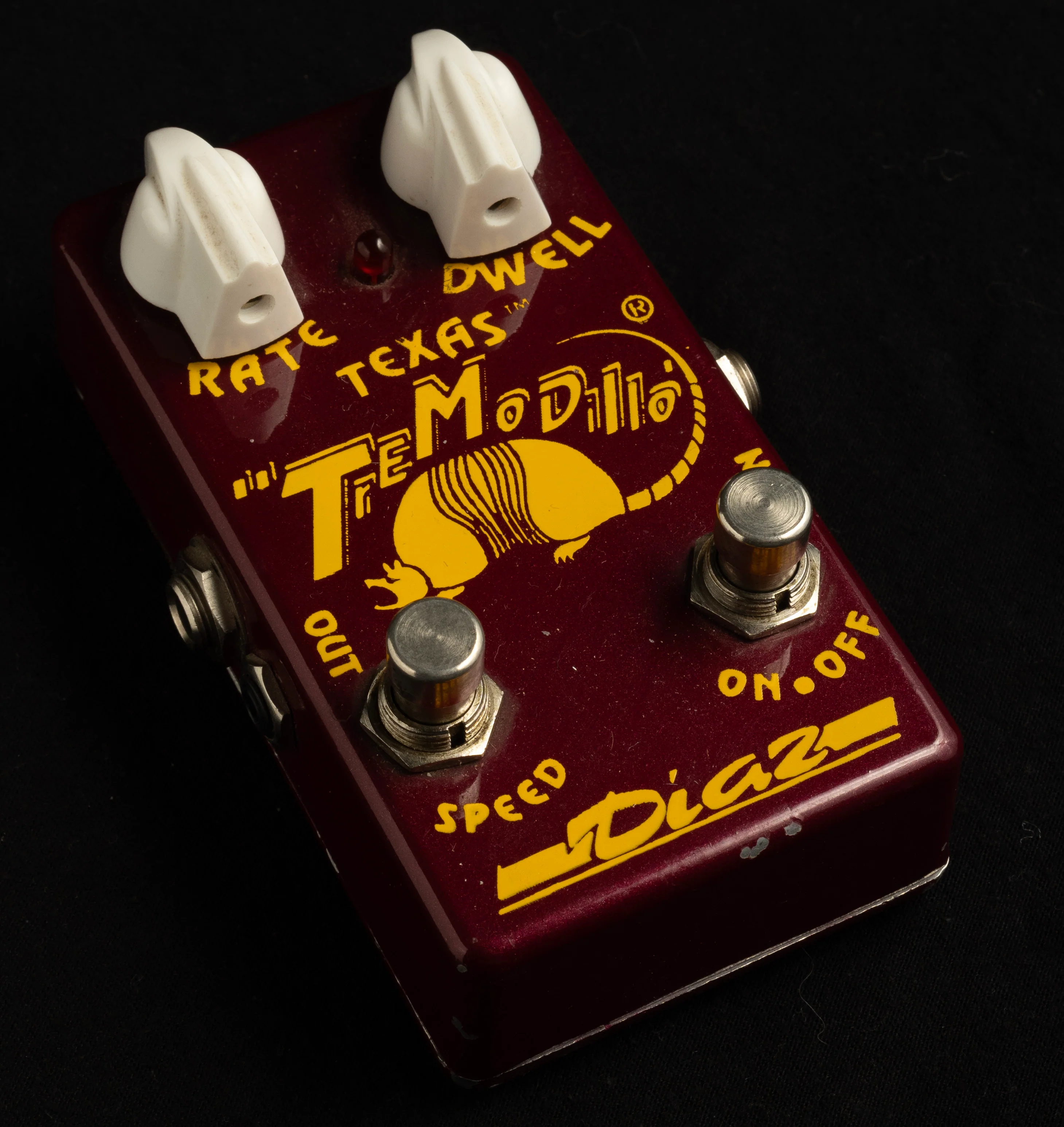 Vintage 1997 Diaz Texas Tremodillo Tremolo Pedal Signed by Cesar Diaz! - Image 3