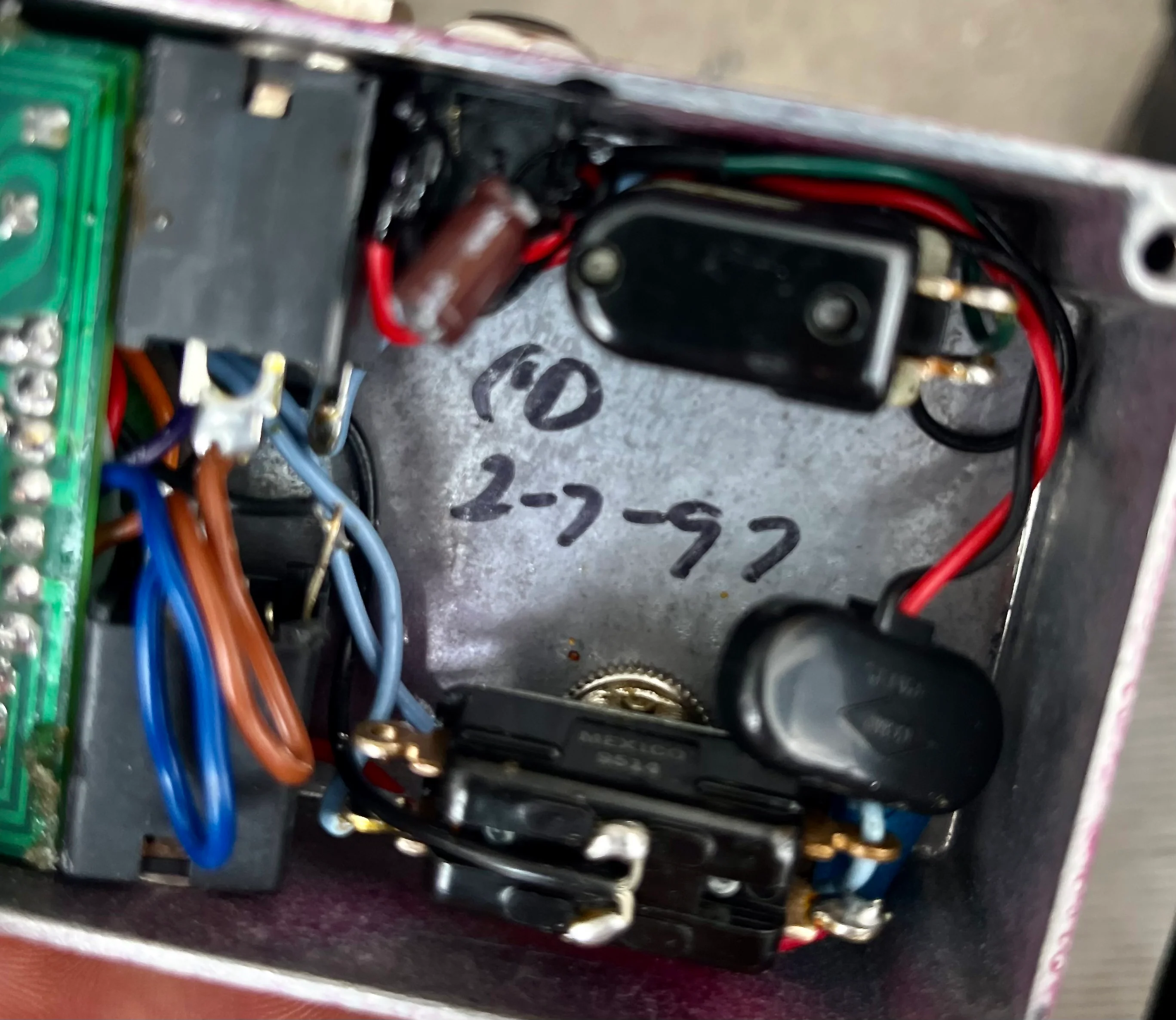 Vintage 1997 Diaz Texas Tremodillo Tremolo Pedal Signed by Cesar Diaz! - Image 7