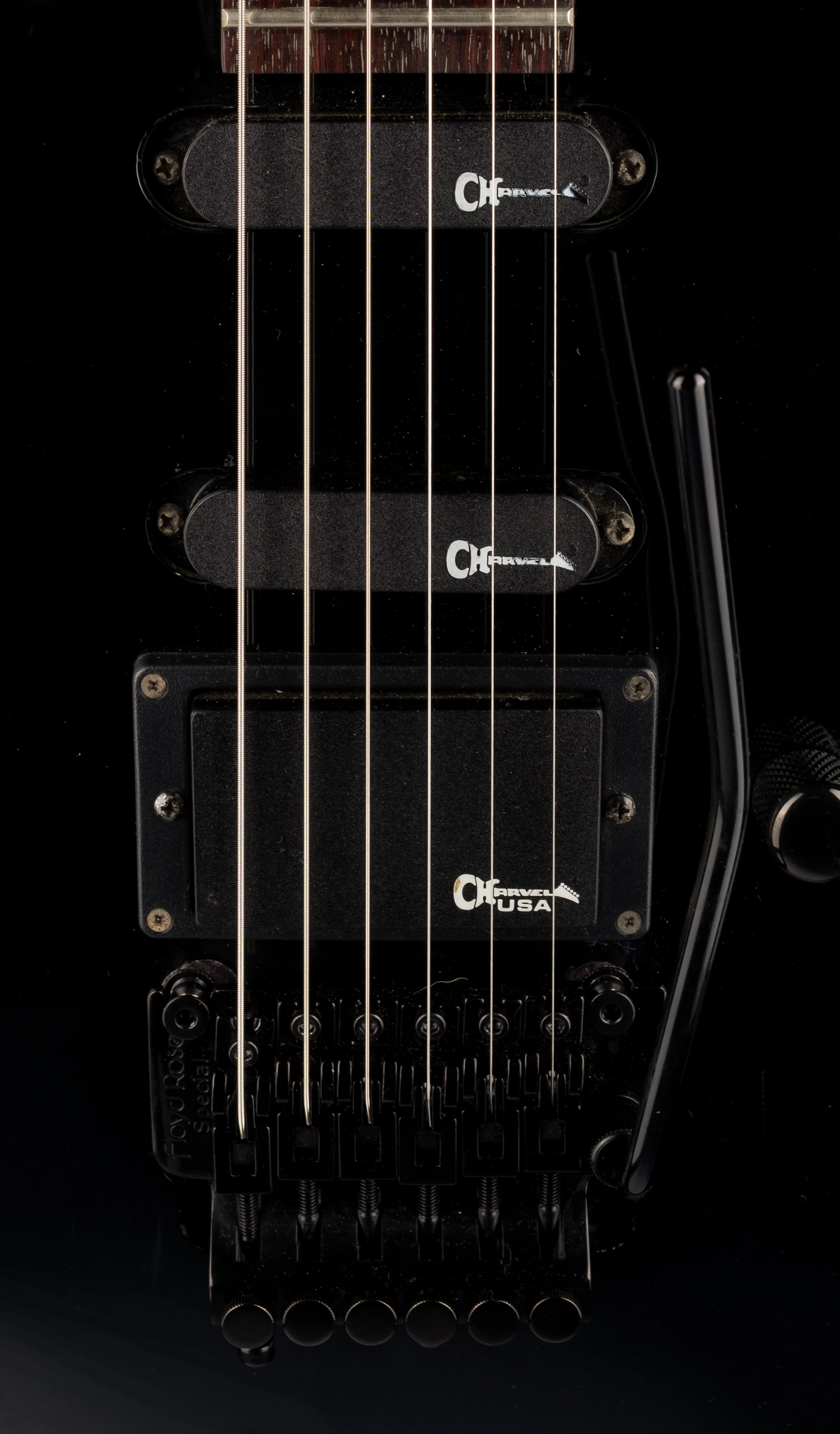 Used Charvel Charvette HSS Black Made in Japan with OHSC - Image 7