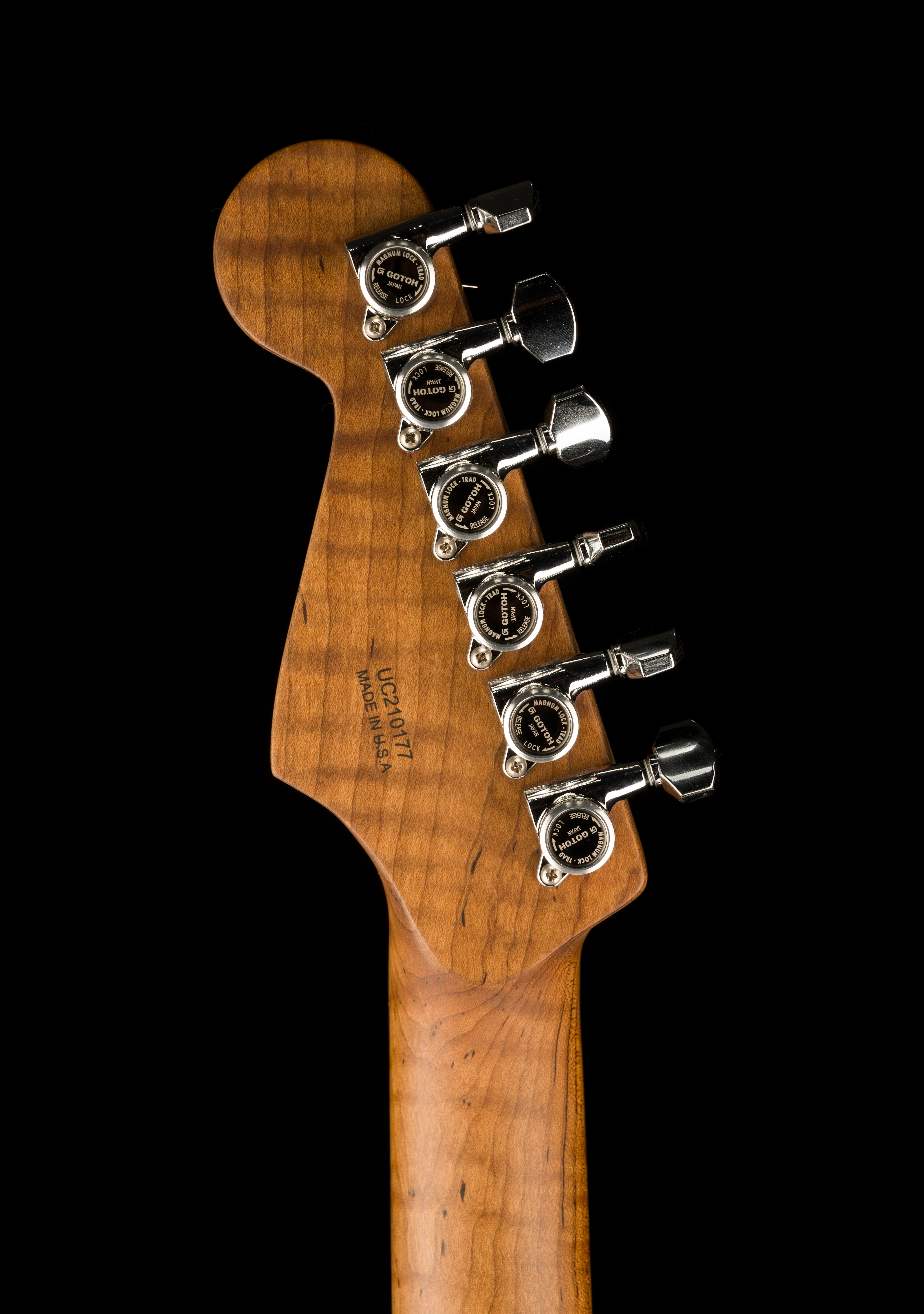 Used Charvel USA Select DK24 HH 2PT CM Caramelized Flame Oxblood With Case - Image 17