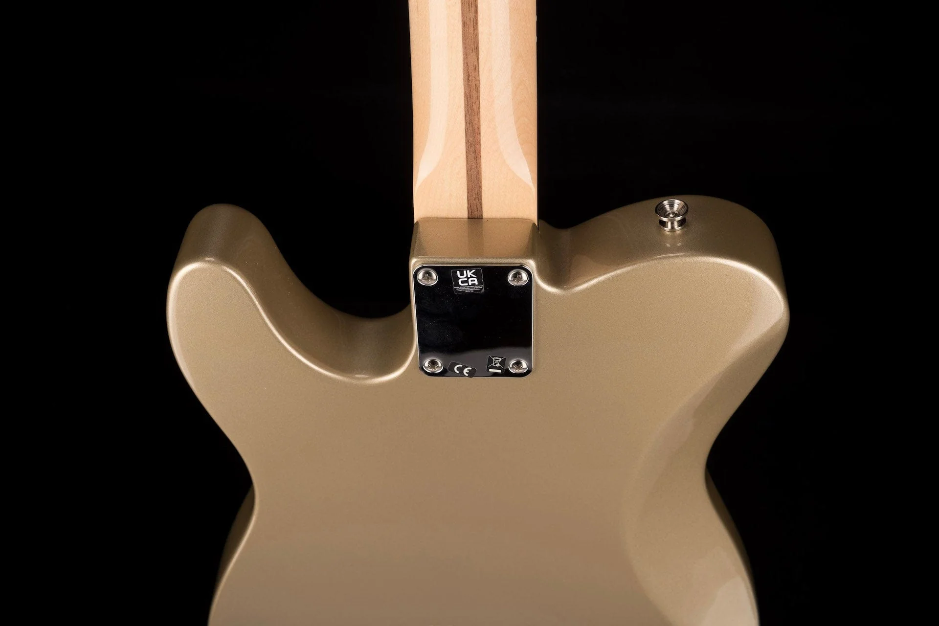 Used Chris Shiflett Telecaster Deluxe Shoreline Gold with OHSC - Image 14