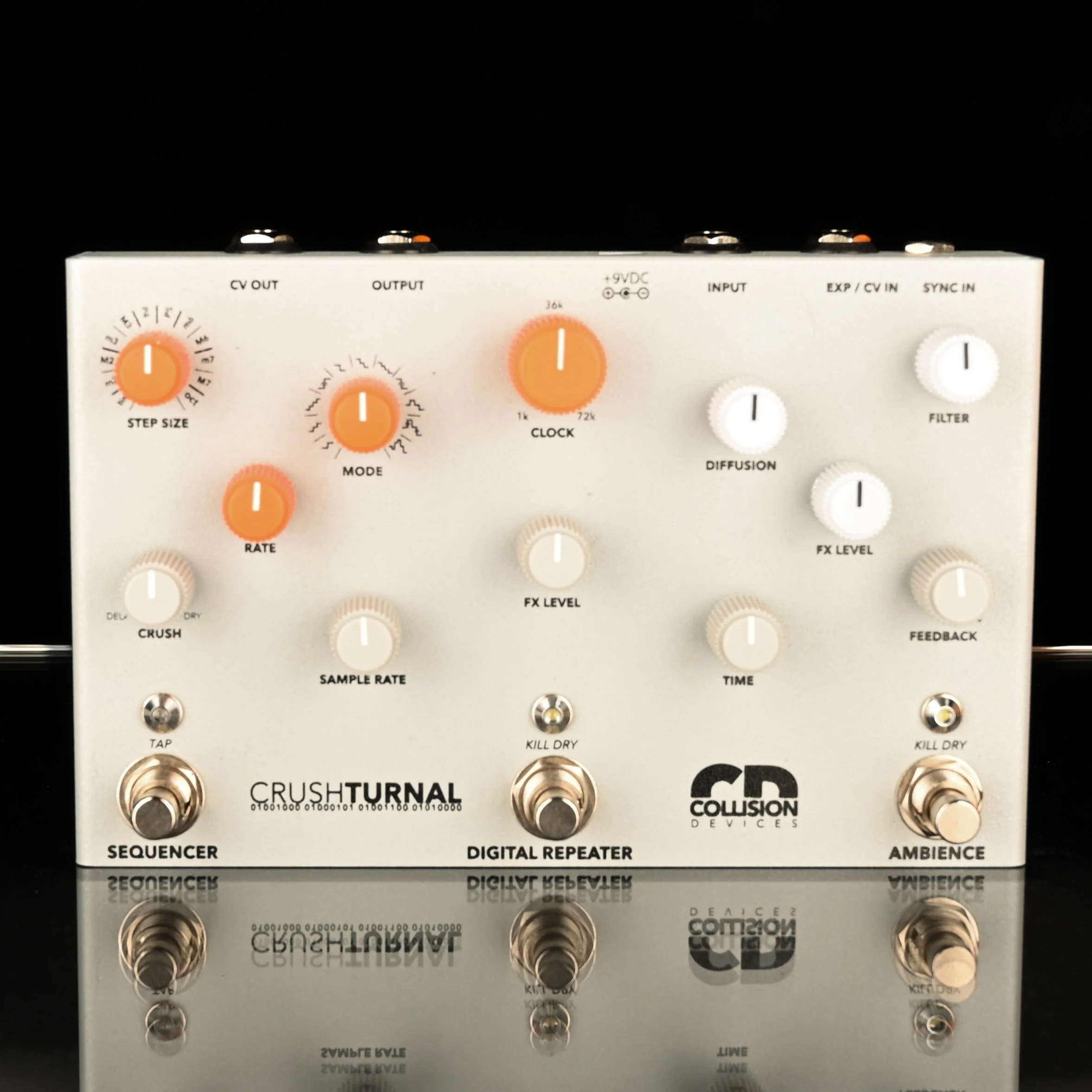 Used Collision Devices Crushternal  Delay/Sampler/Reverb/ Clock Sequencer Pedal With Box - Image 2