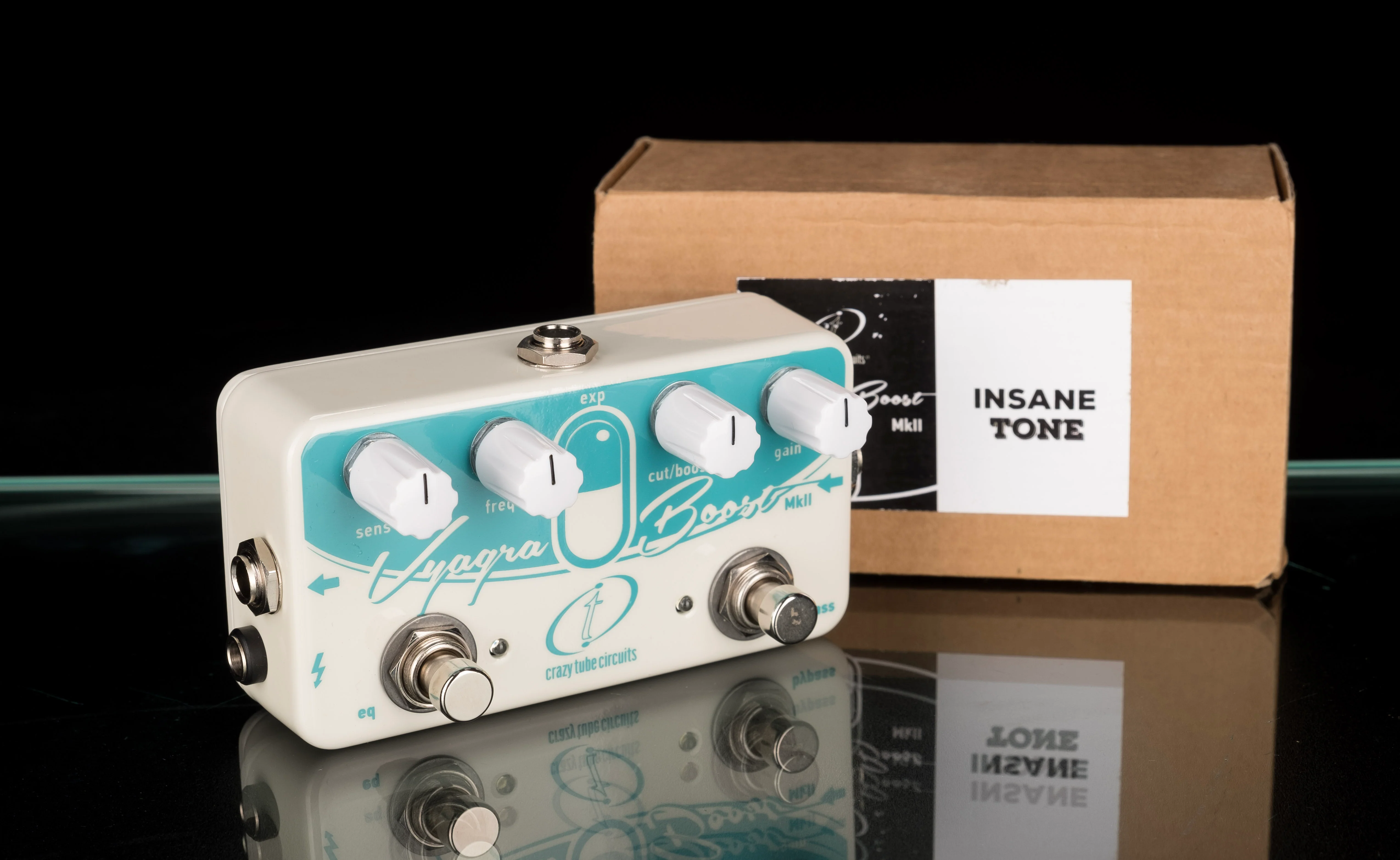 Used Crazy Tube Circuits Vyagra Boost Pedal with Box