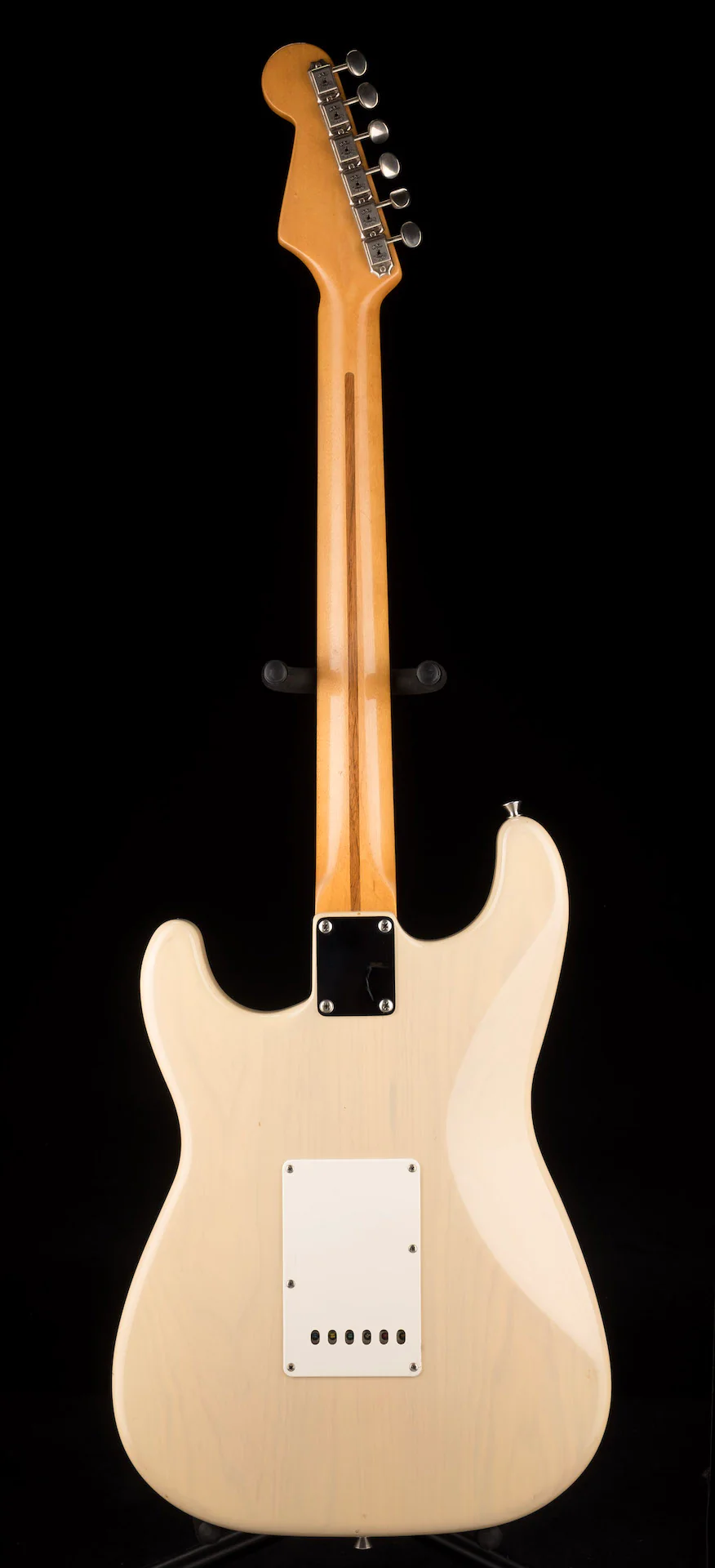Used Custom Partscaster Fender Authentic Neck and Grover Jackson Body Blonde with Gig Bag - Image 13
