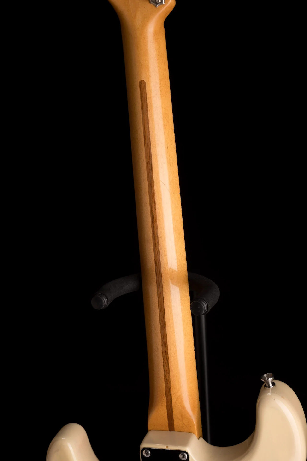 Used Custom Partscaster Fender Authentic Neck and Grover Jackson Body Blonde with Gig Bag - Image 15