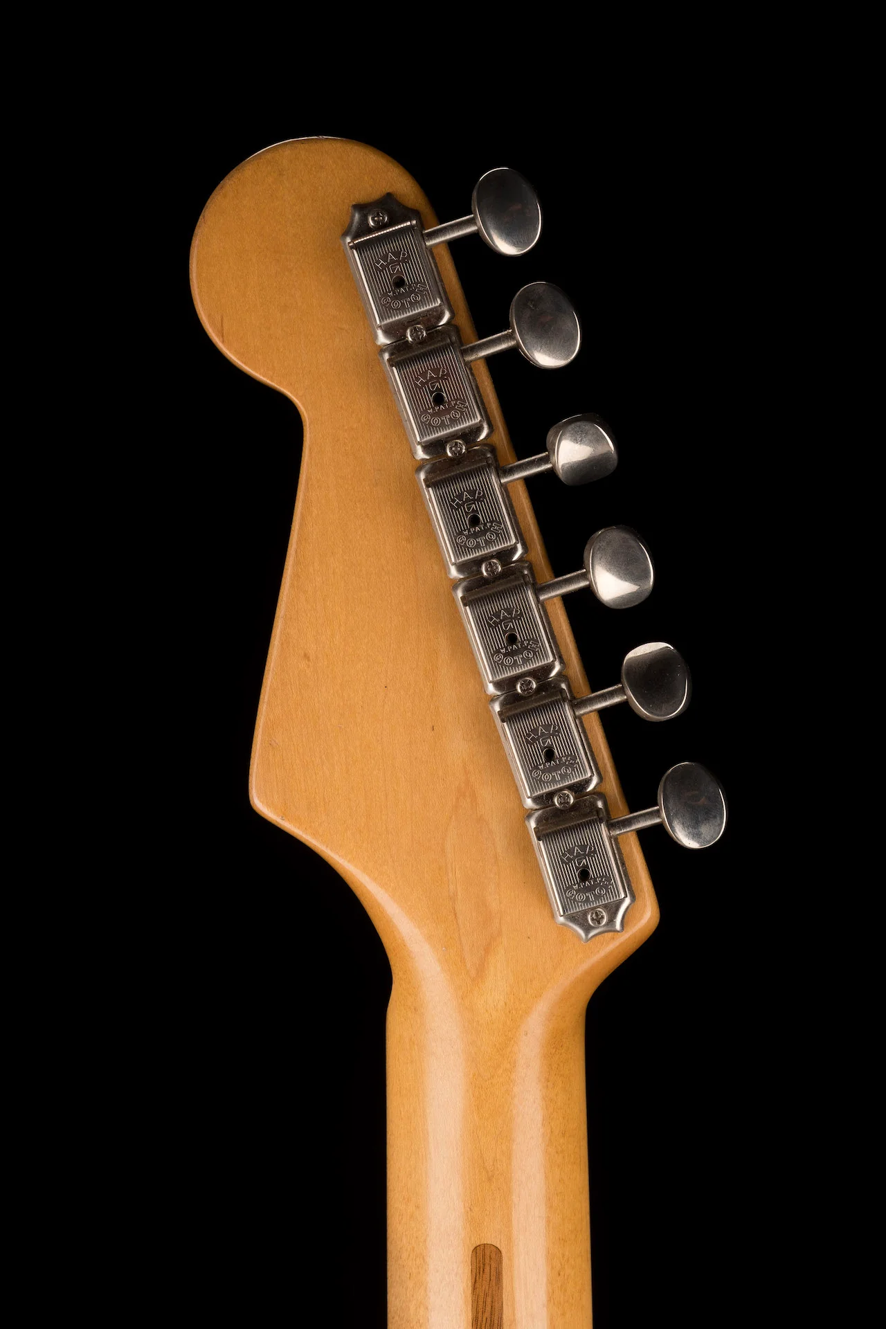 Used Custom Partscaster Fender Authentic Neck and Grover Jackson Body Blonde with Gig Bag - Image 17
