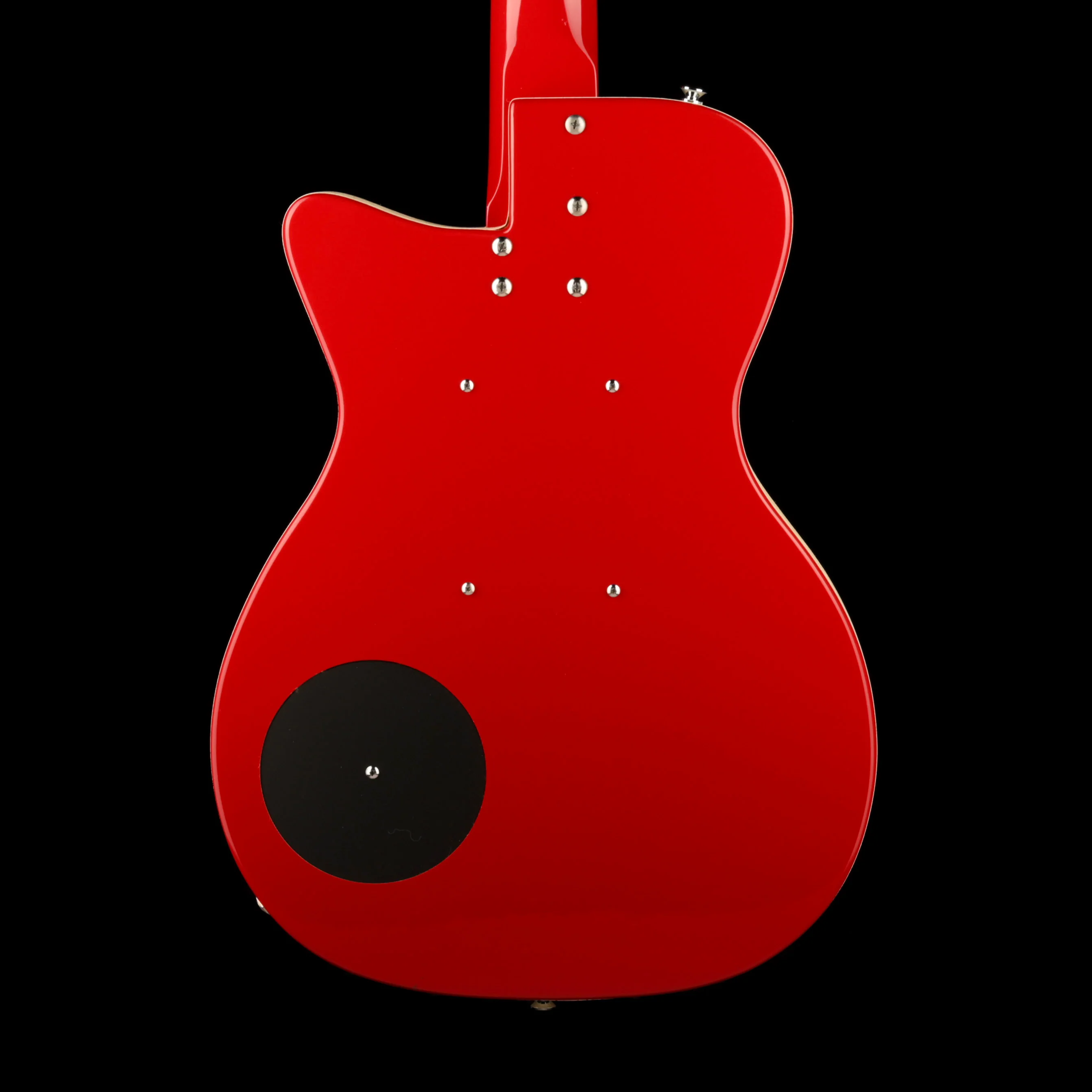 Used Danelectro 56 Baritone Red Flake Guitar With Gig Bag - Image 9