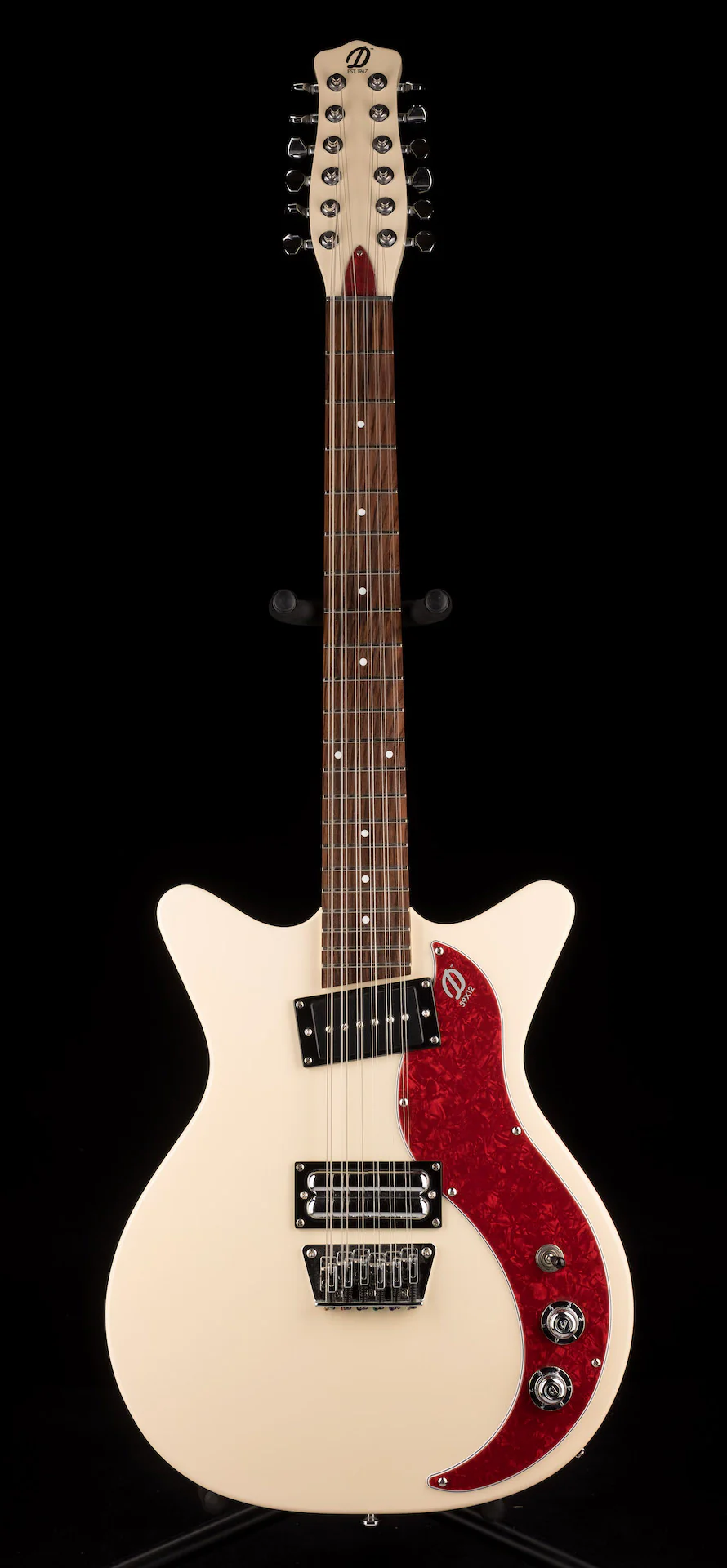 Used Danelectro 59X12 12-String Electric Guitar Vintage Cream - Image 2