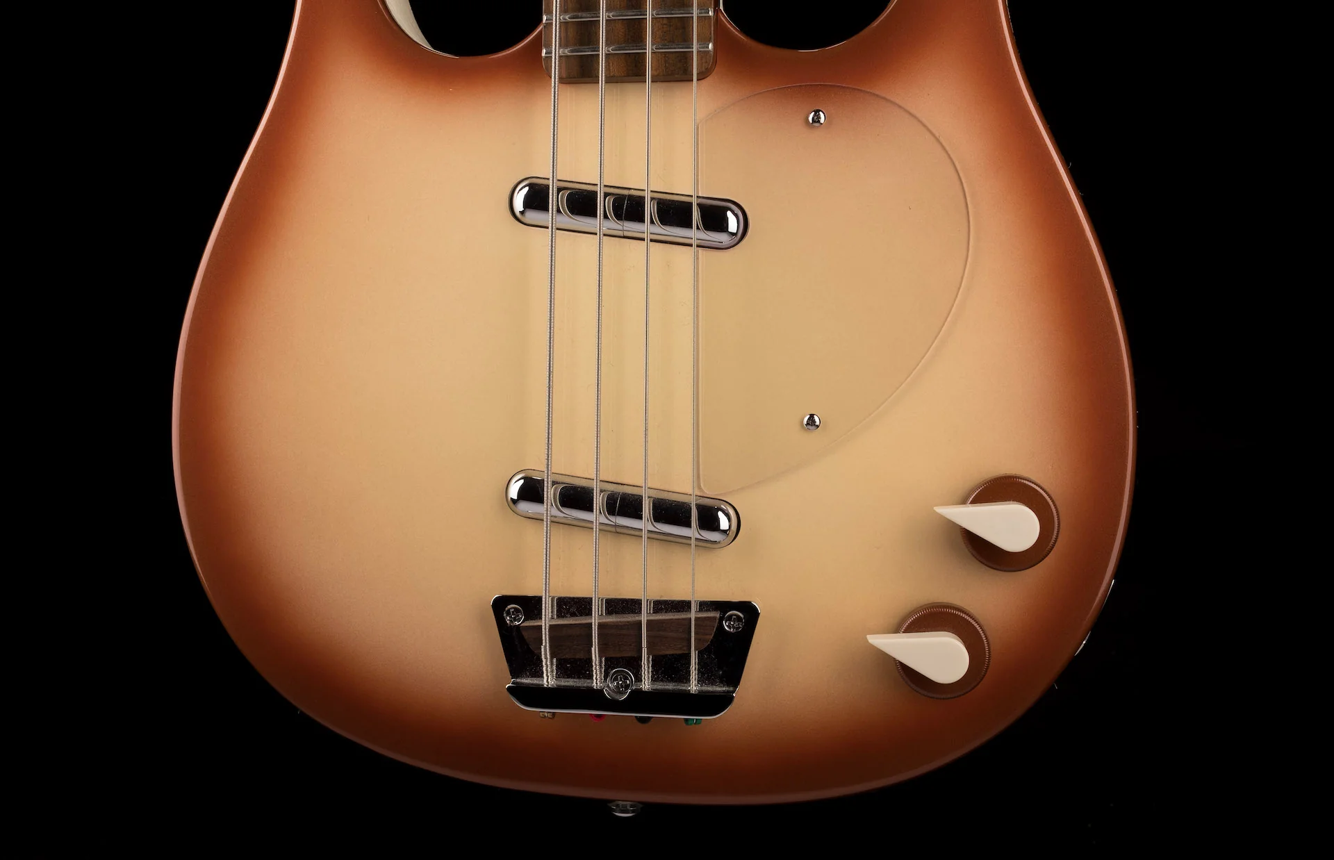 Used Danelectro Longhorn Short-Scale Electric Bass Copper Burst - Image 5