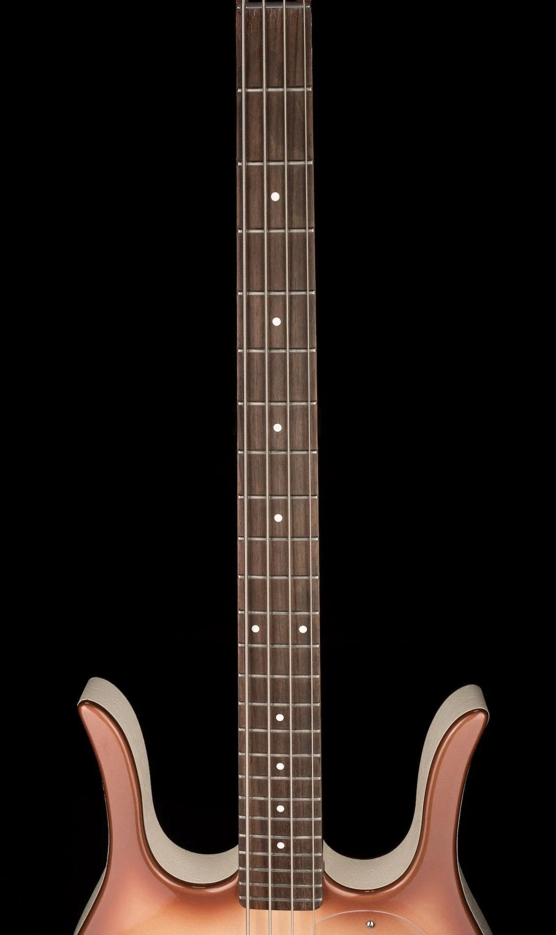 Used Danelectro Longhorn Short-Scale Electric Bass Copper Burst with Gig Bag - Image 9