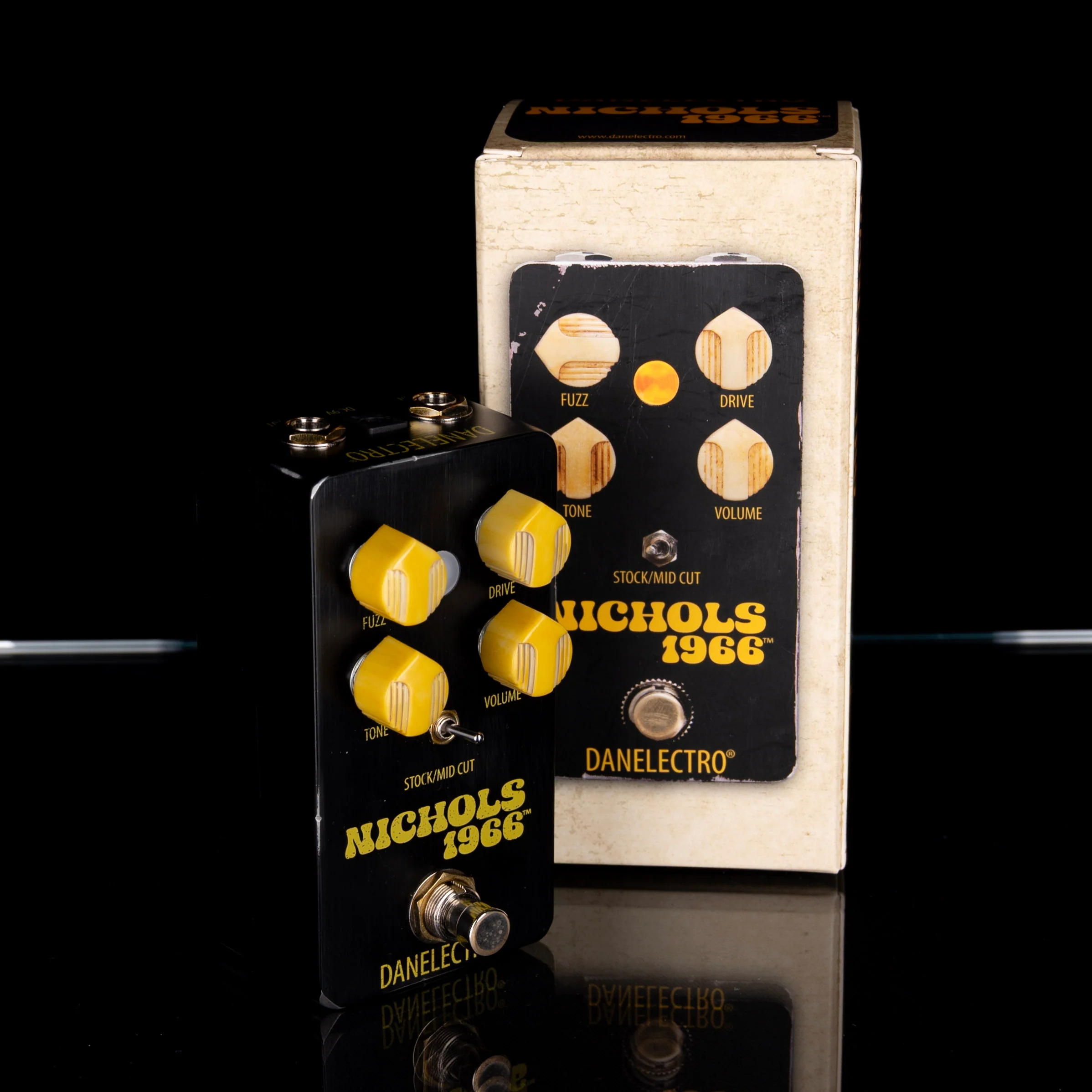 Used Danelectro Nichols Fuzz Tone Pedal With Box