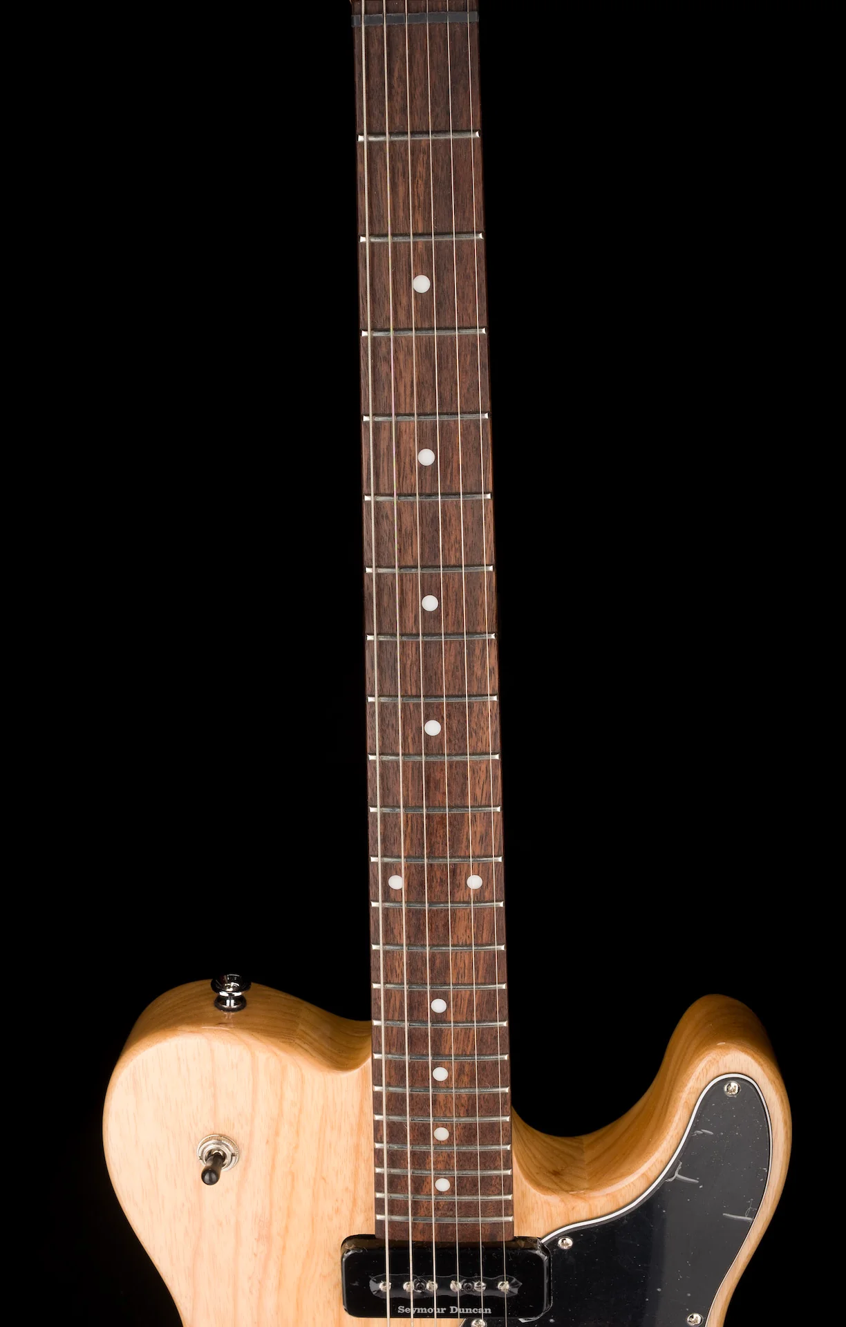 Used Demo Fender Jim Adkins JA-90 Telecaster Thinline Natural Electric Guitar - Image 11