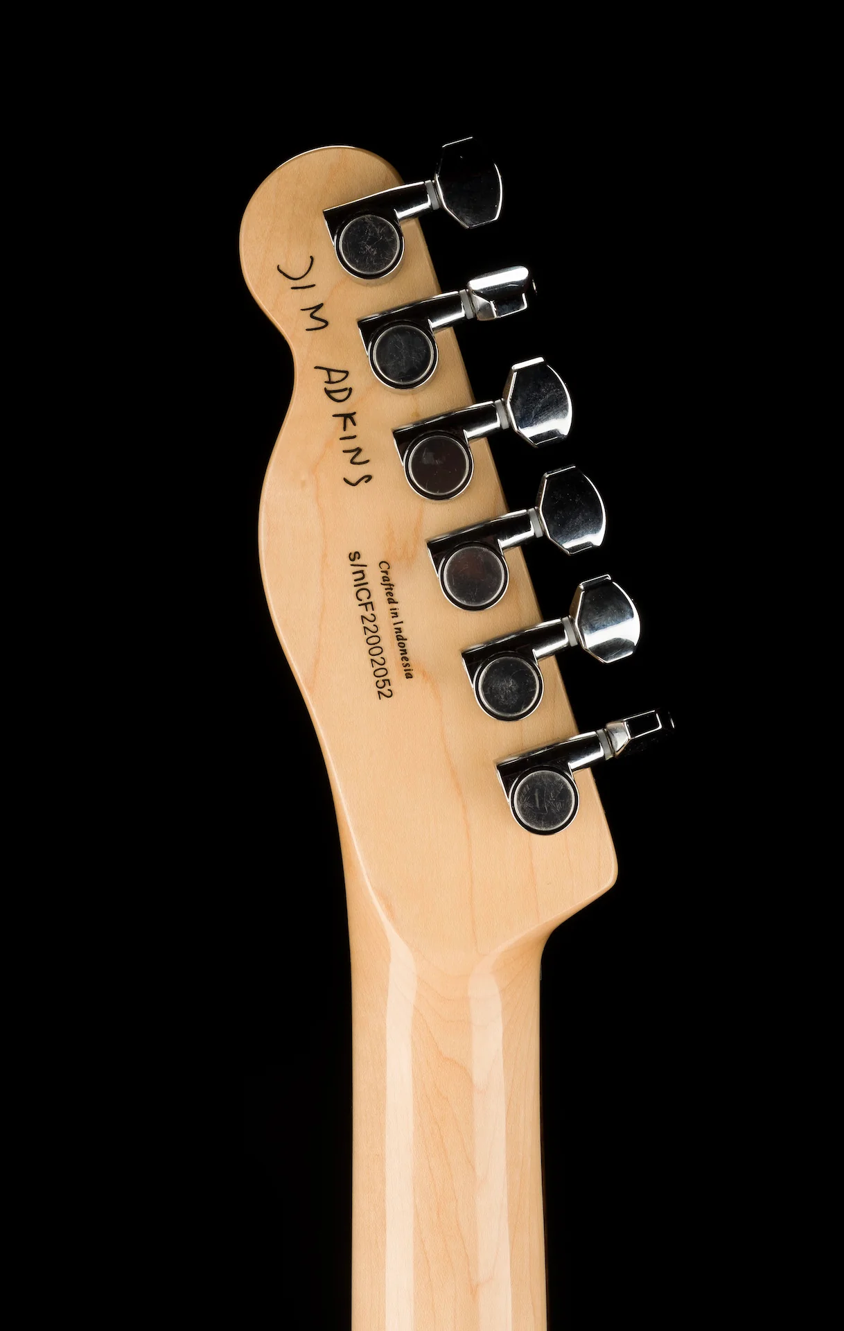 Used Demo Fender Jim Adkins JA-90 Telecaster Thinline Natural Electric Guitar - Image 18