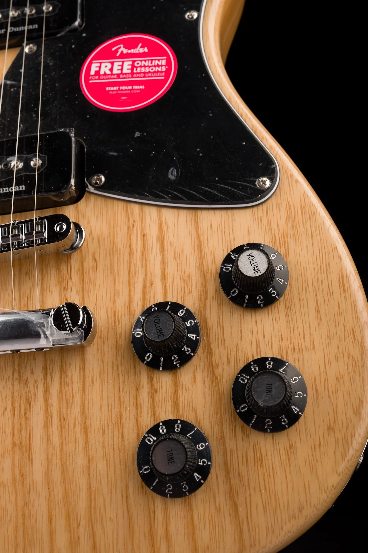 Used Demo Fender Jim Adkins JA-90 Telecaster Thinline Natural Electric Guitar - Image 8