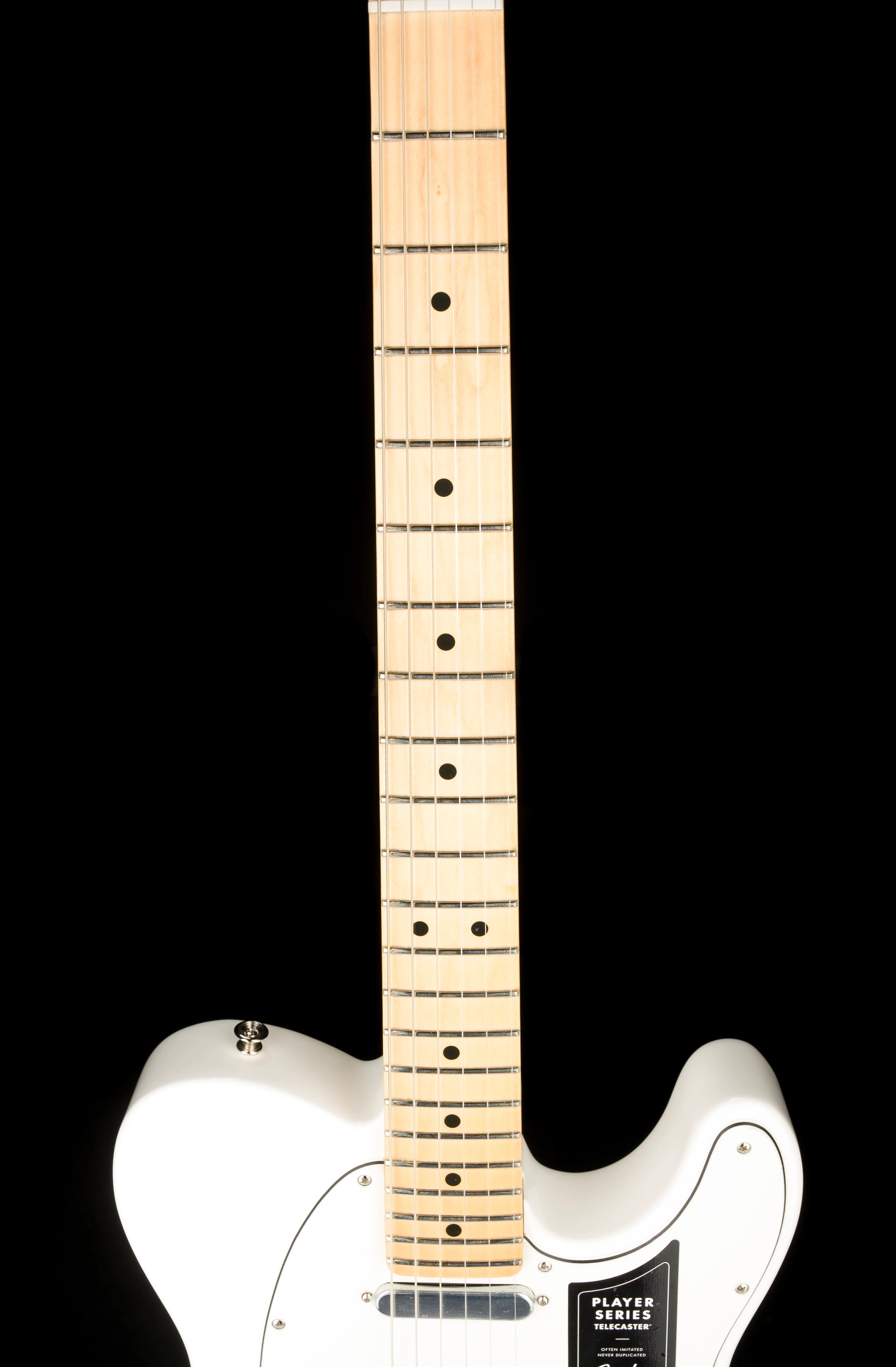 Used Demo Fender Player Series Telecaster Maple Fingerboard Polar White - Image 12