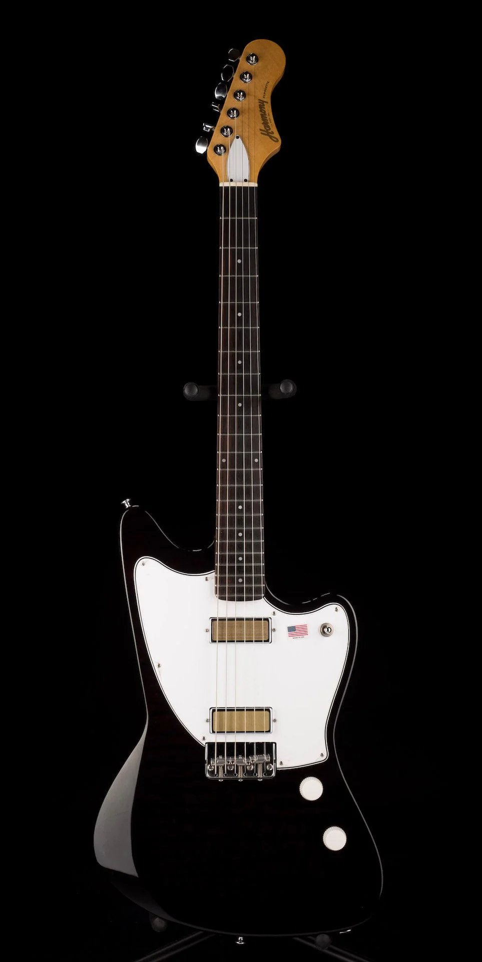 Used Harmony Limited Edition Silhouette Flame Maple Top Transparent Black with Mono Case - Image 2