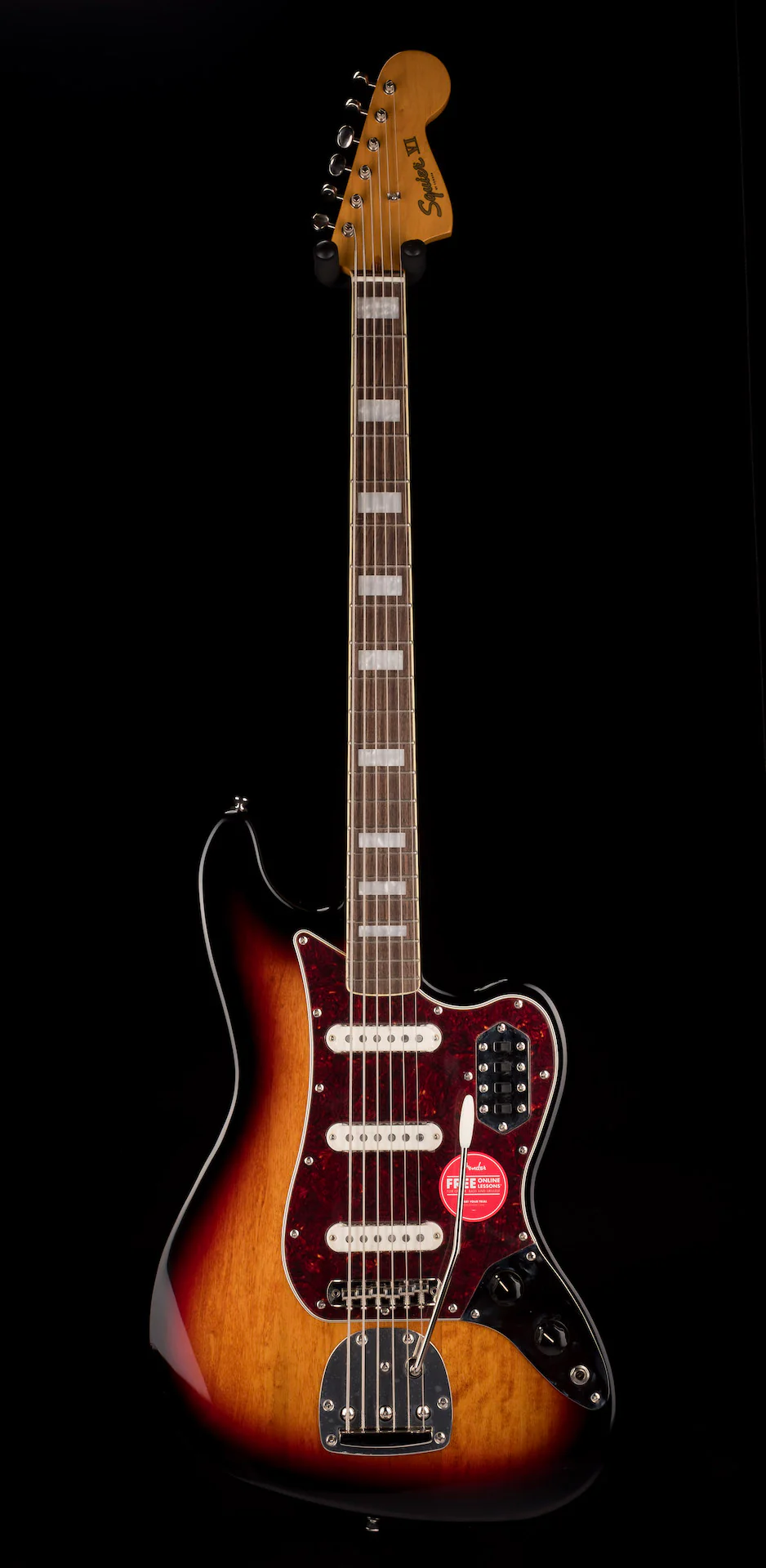 Used Demo Squier Classic Vibe Bass VI 3-Color Sunburst - Image 2