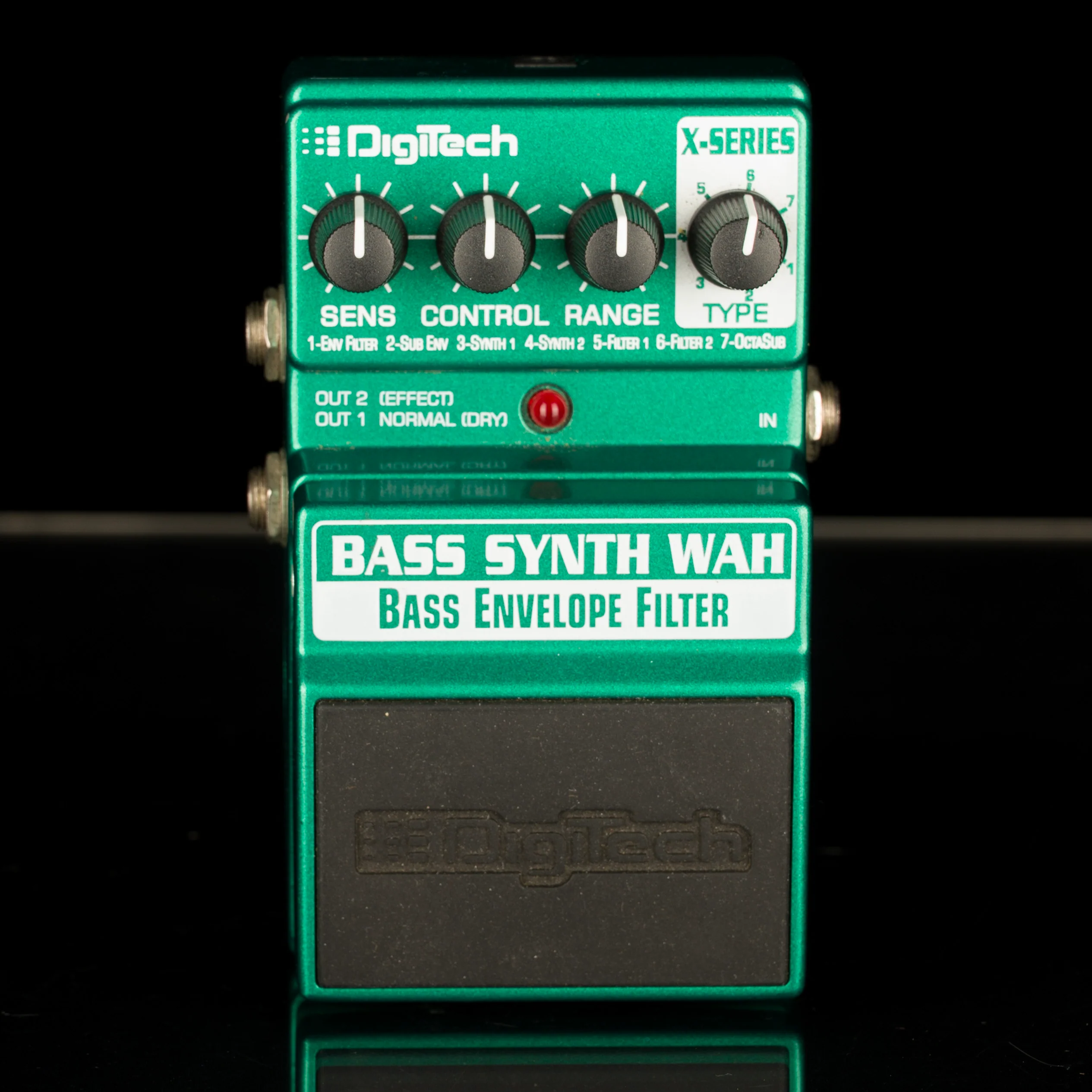Used Digitech Bass Synth Wah Envelope Filter Pedal